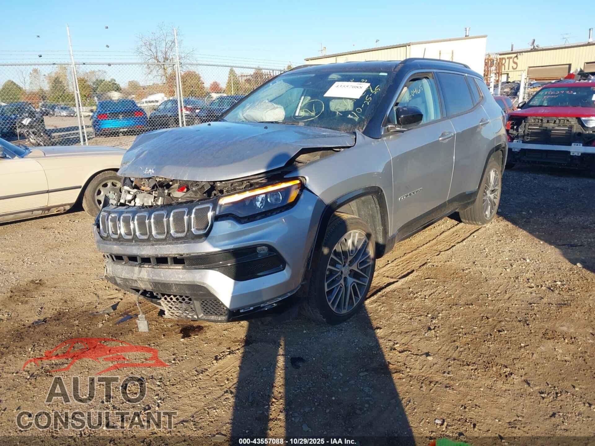 JEEP COMPASS 2022 - 3C4NJDCB6NT160465