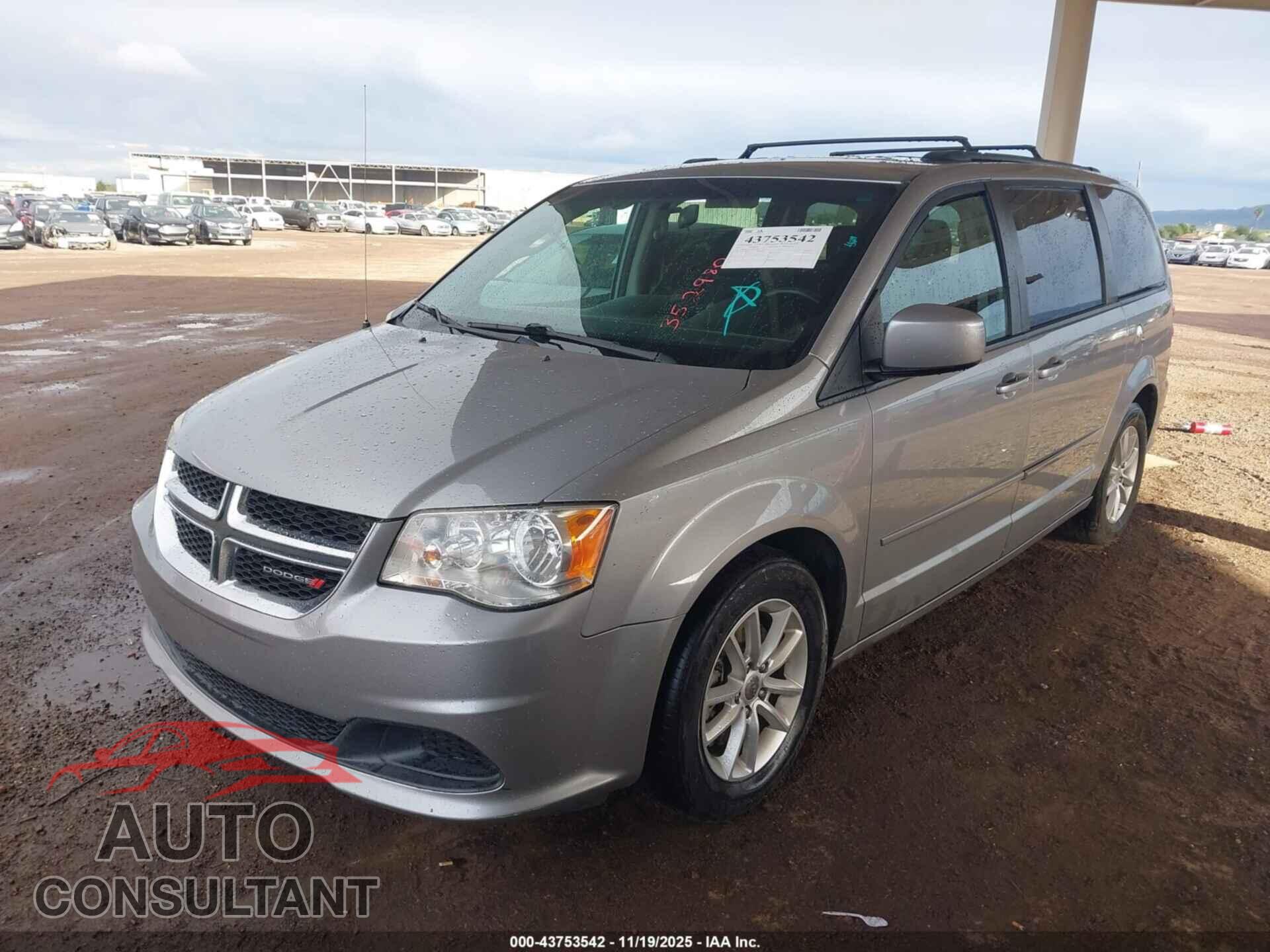 DODGE GRAND CARAVAN 2016 - 2C4RDGCG2GR352980