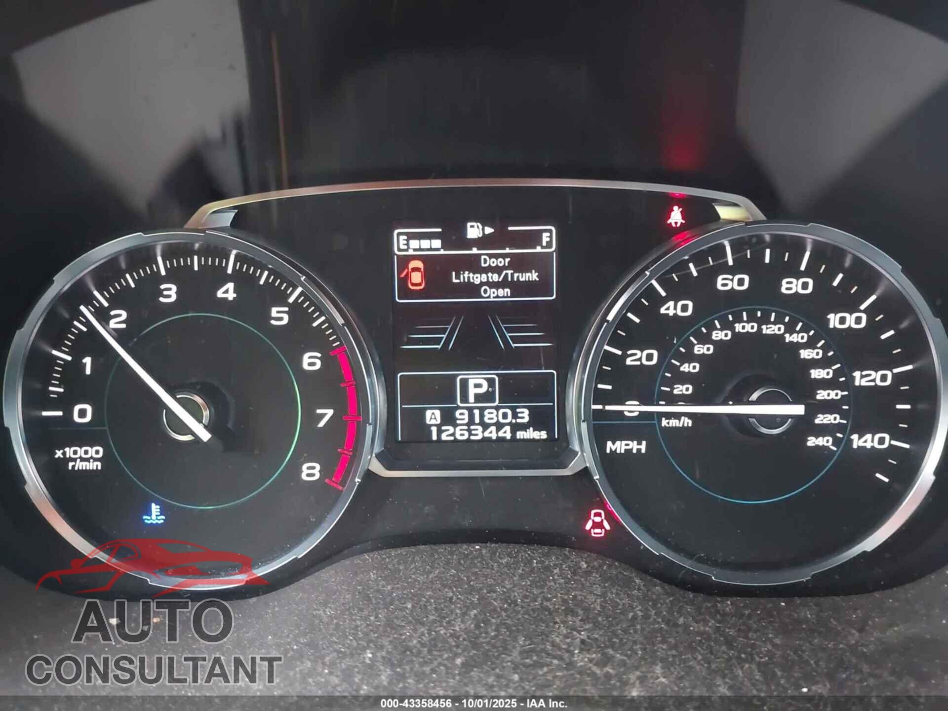 SUBARU FORESTER 2017 - JF2SJAGC6HH431064