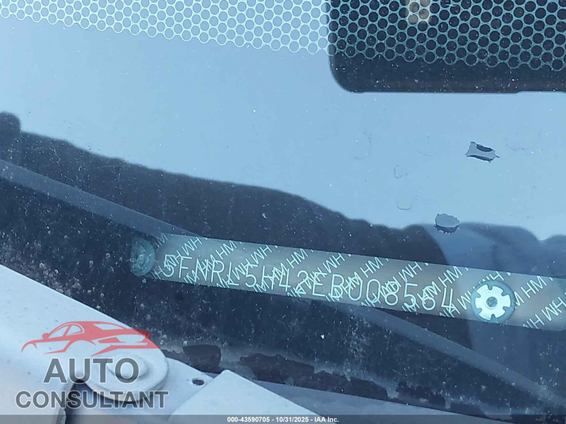 HONDA ODYSSEY 2014 - 5FNRL5H42EB008564