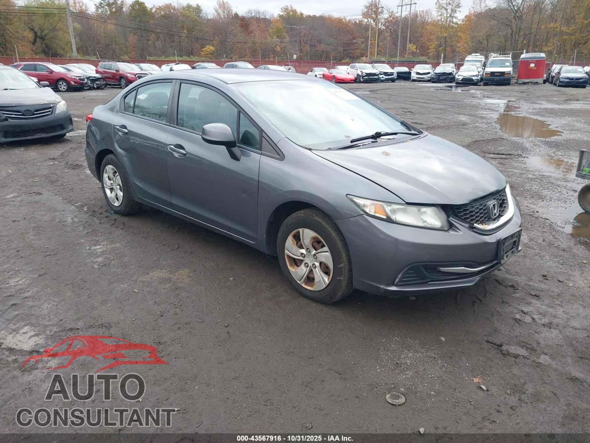 HONDA CIVIC 2013 - 19XFB2F52DE217811