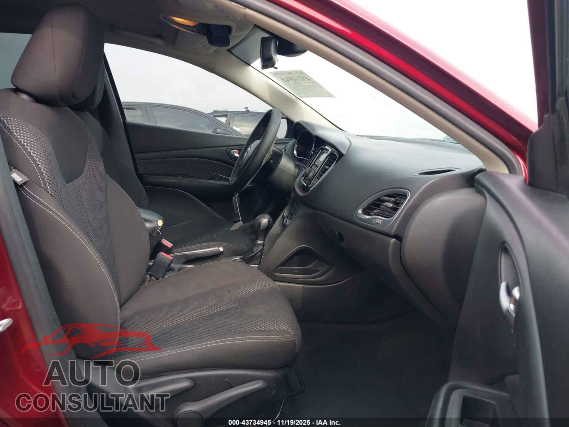 DODGE DART 2015 - 1C3CDFBBXFD337767