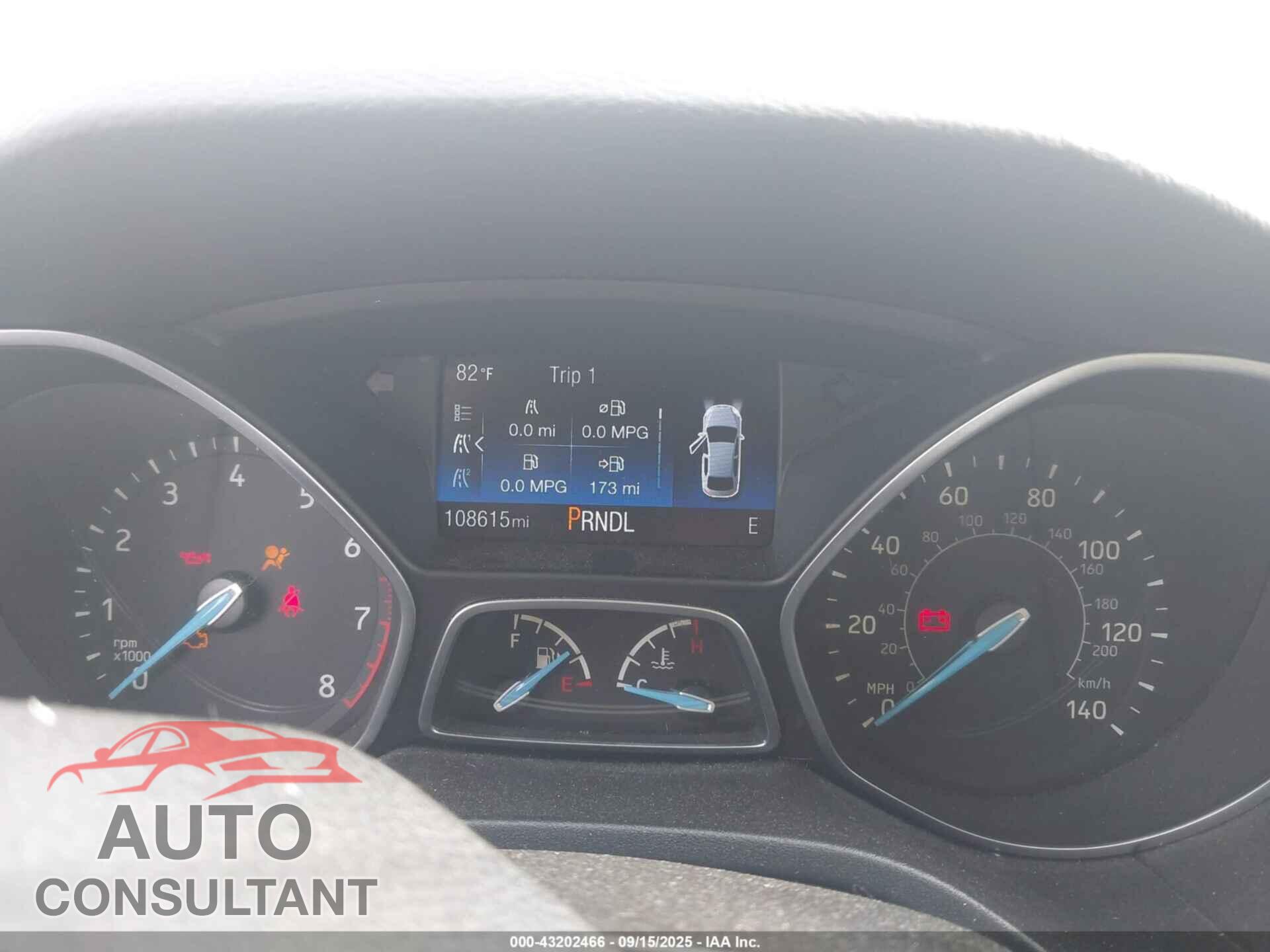 FORD FOCUS 2016 - 1FADP3K22GL259651