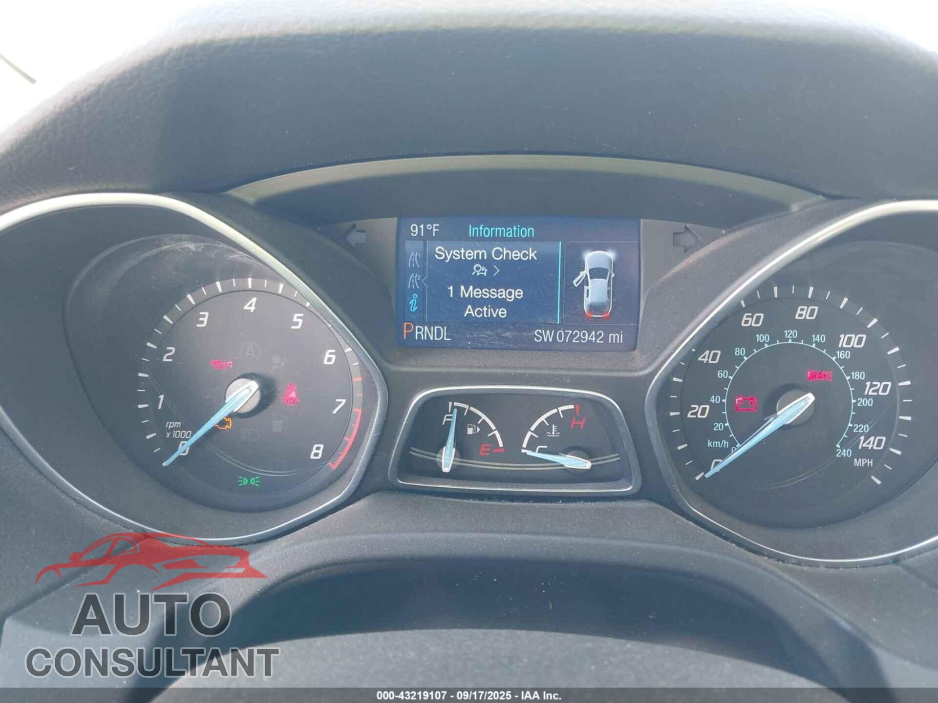 FORD FOCUS 2014 - 1FADP3E26EL382992