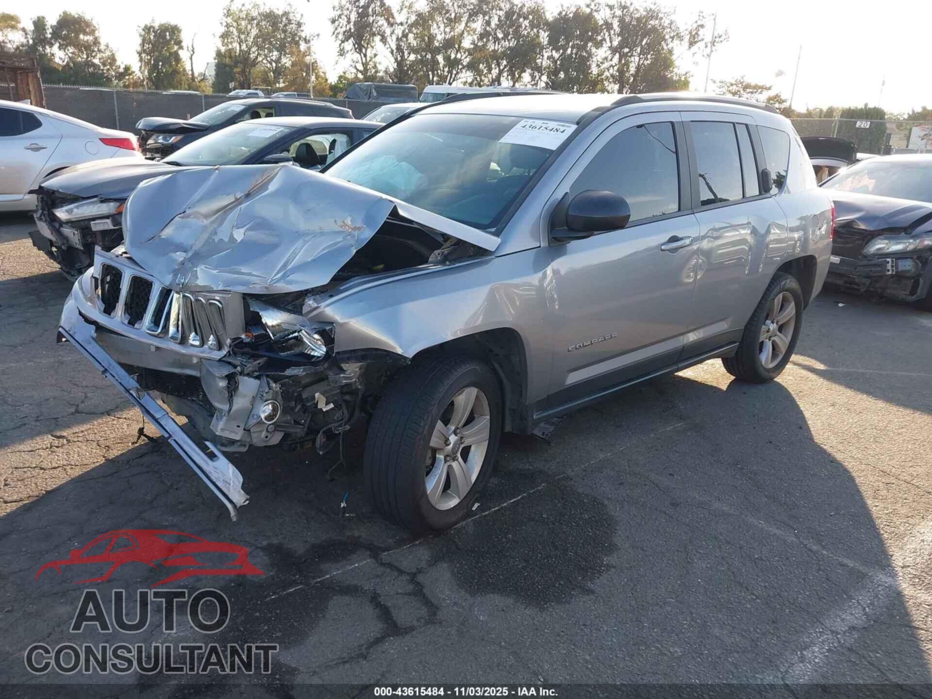 JEEP COMPASS 2017 - 1C4NJCBA5HD124540