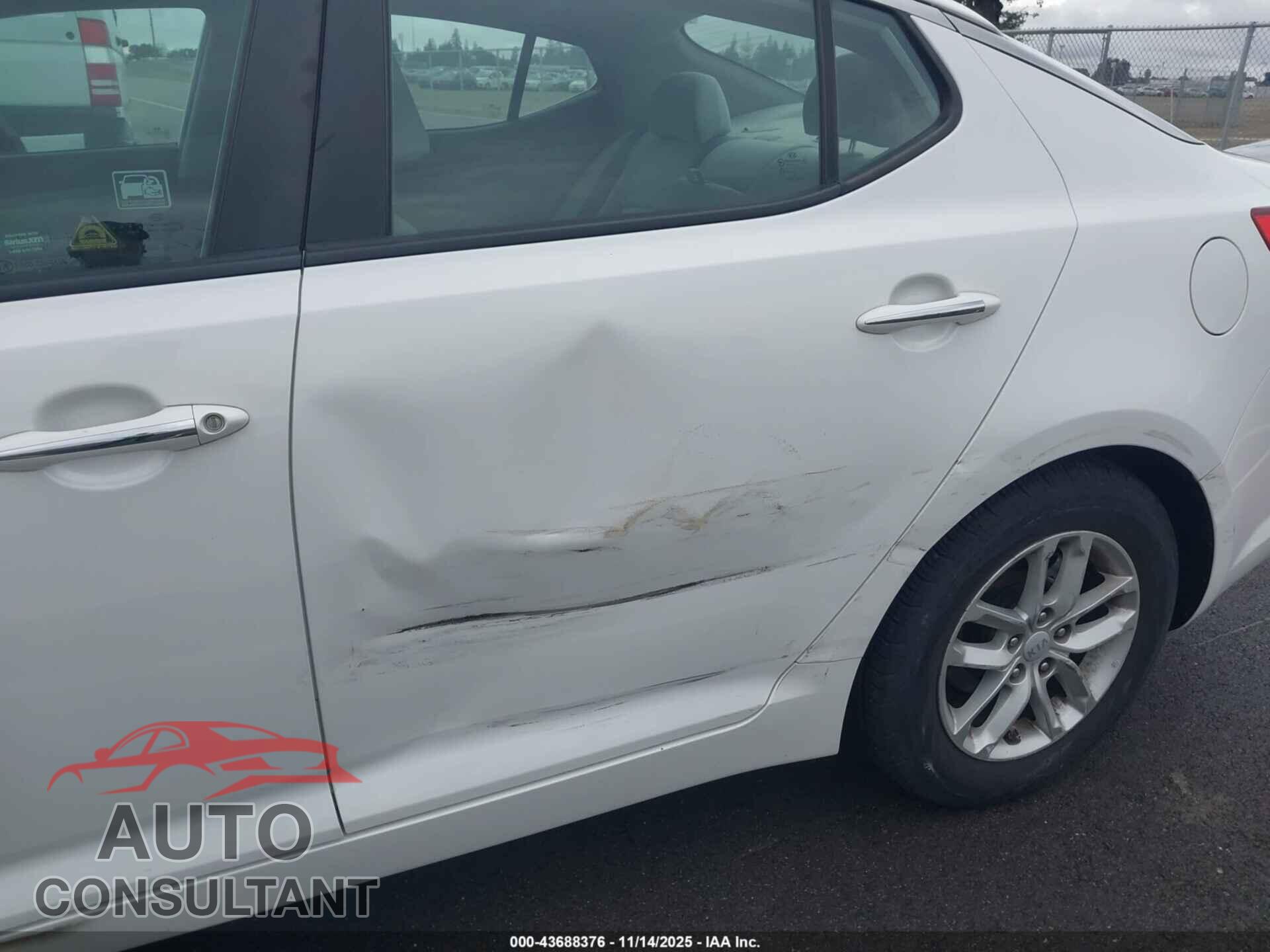 KIA OPTIMA 2013 - KNAGM4A74D5356026