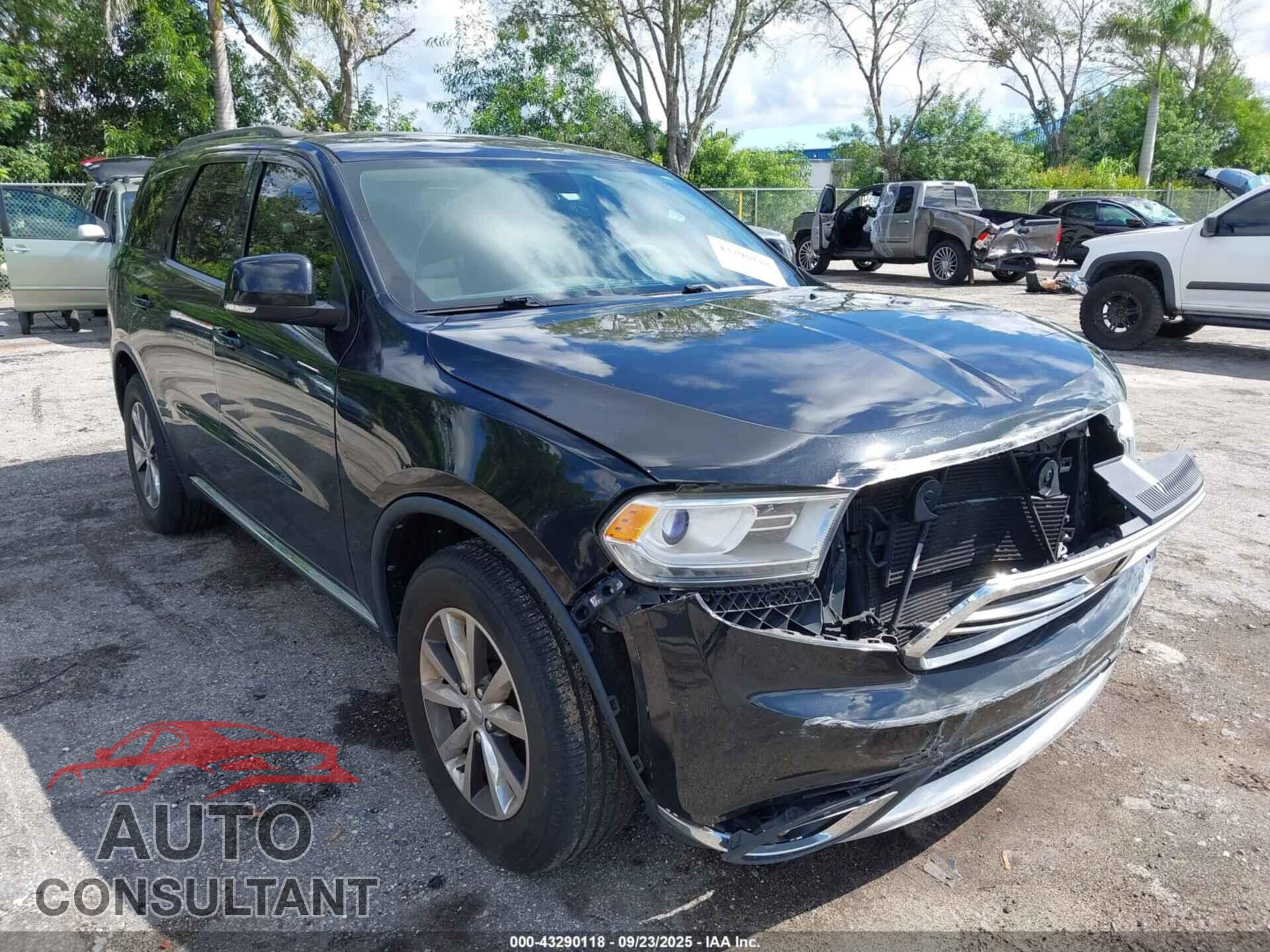 DODGE DURANGO 2016 - 1C4RDHDG2GC322388
