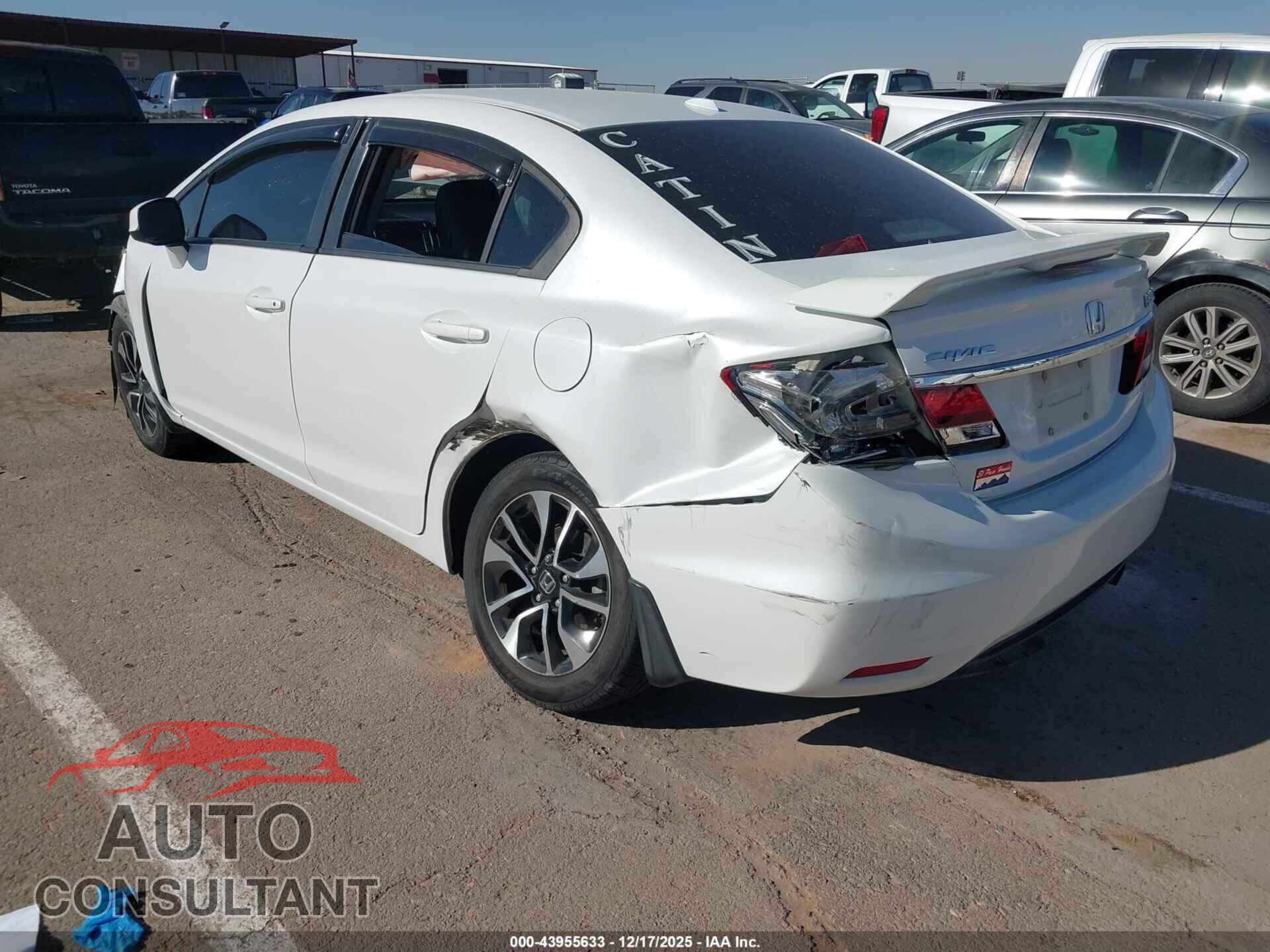 HONDA CIVIC 2013 - 19XFB2F97DE043592