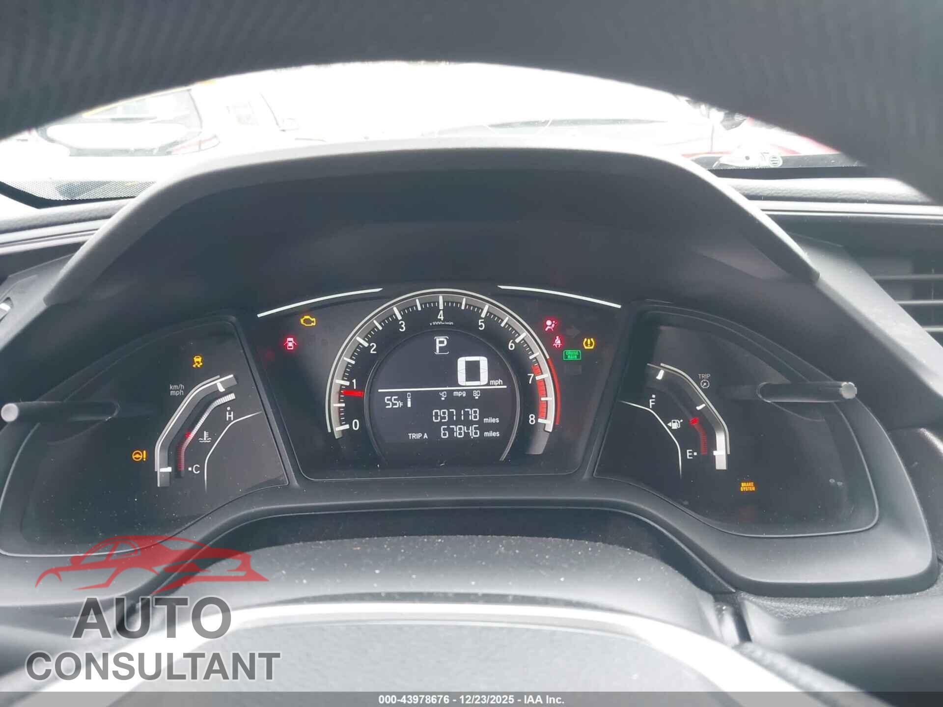HONDA CIVIC 2017 - 19XFC2F54HE005107