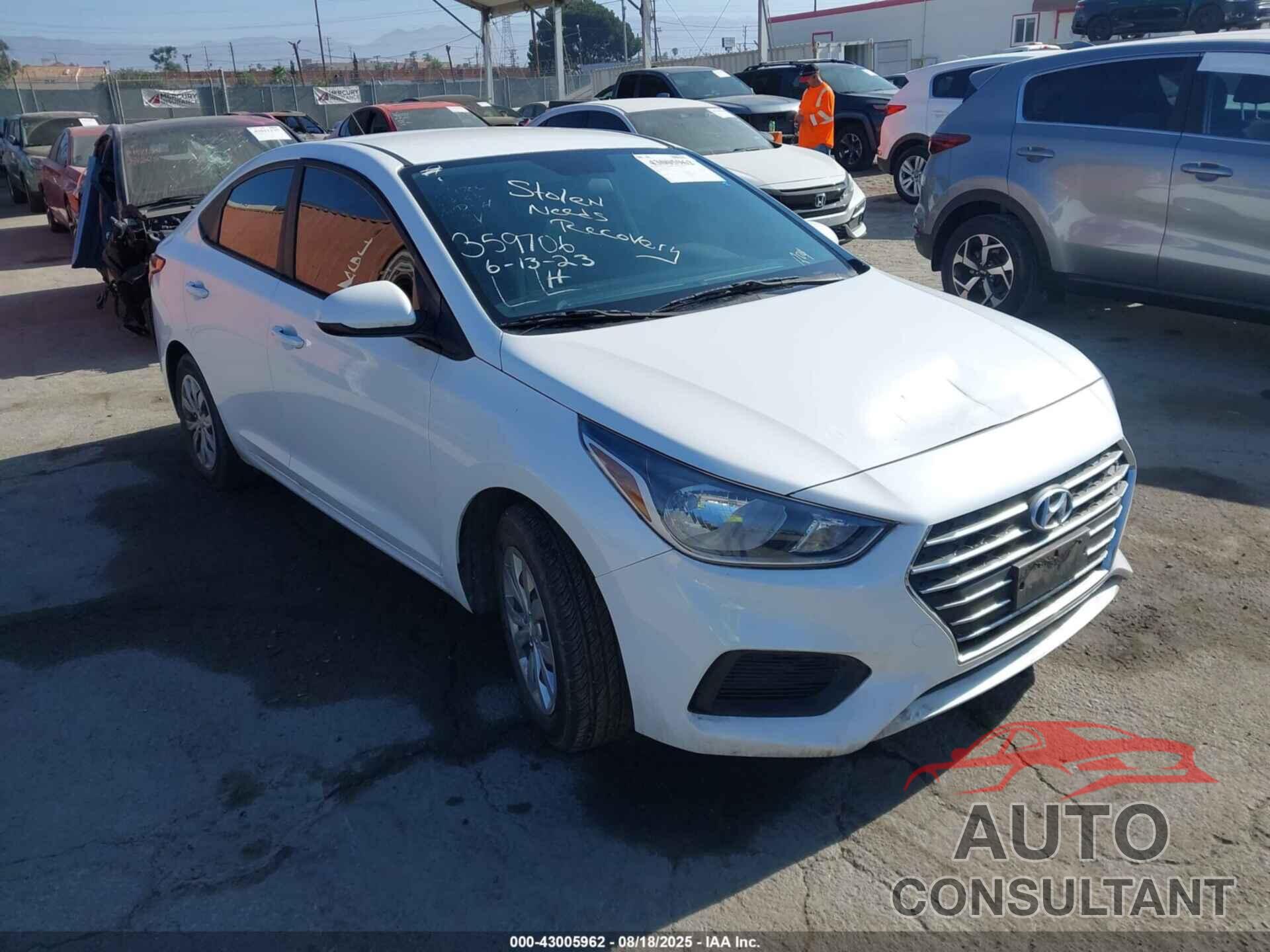 HYUNDAI ACCENT 2020 - 3KPC24A69LE121204