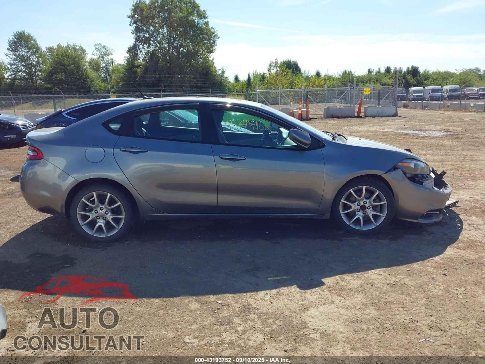 DODGE DART 2013 - 1C3CDFBA2DD338156