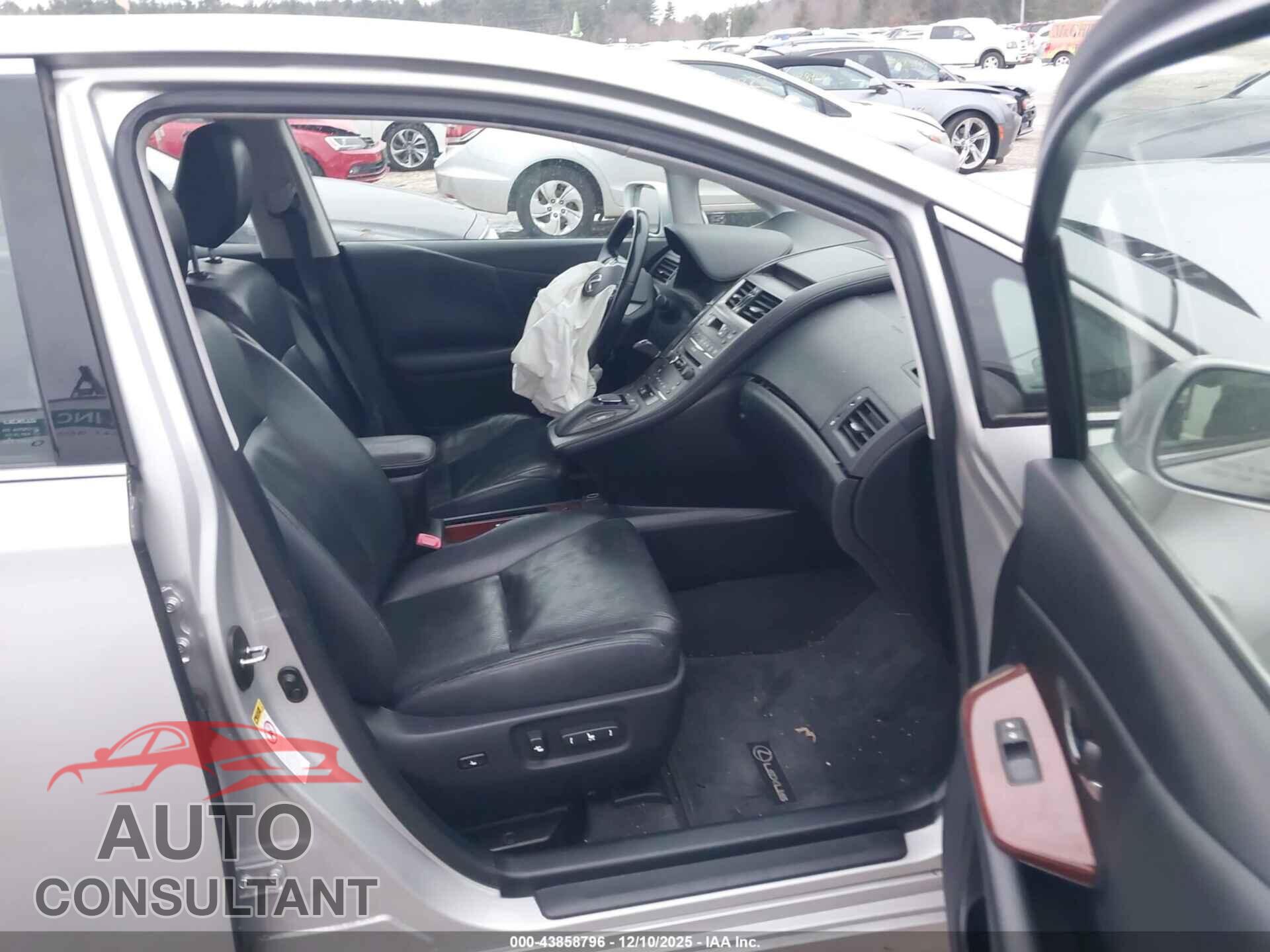 LEXUS HS 250H 2010 - JTHBB1BA9A2018449