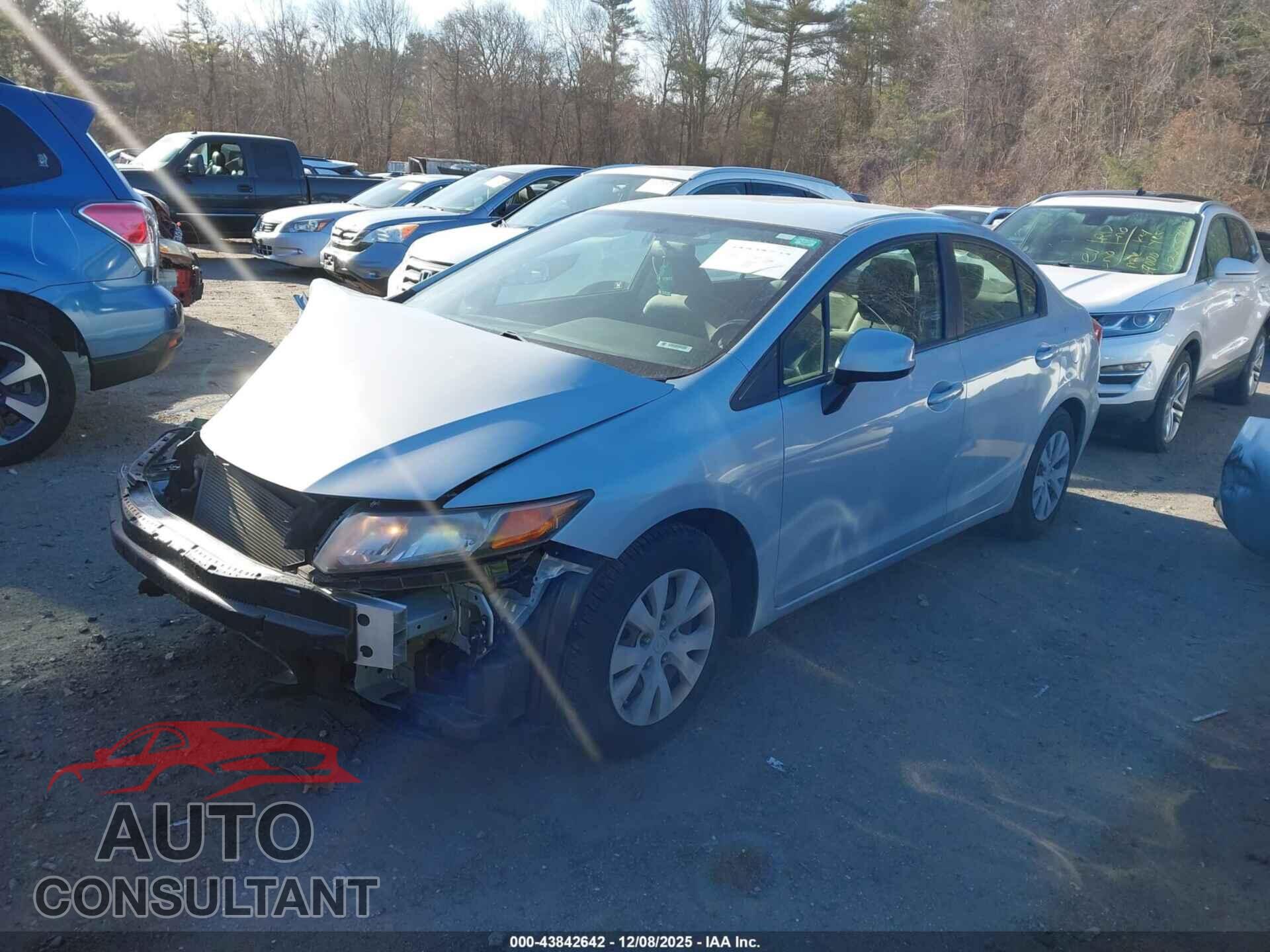 HONDA CIVIC 2012 - JHMFB2F57CS002550