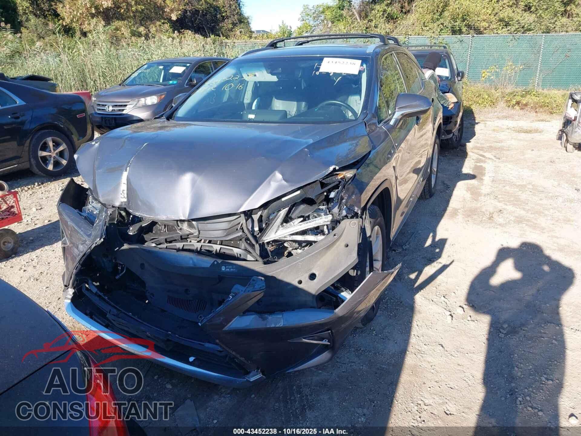 LEXUS RX 350 2017 - 2T2BZMCA0HC062330