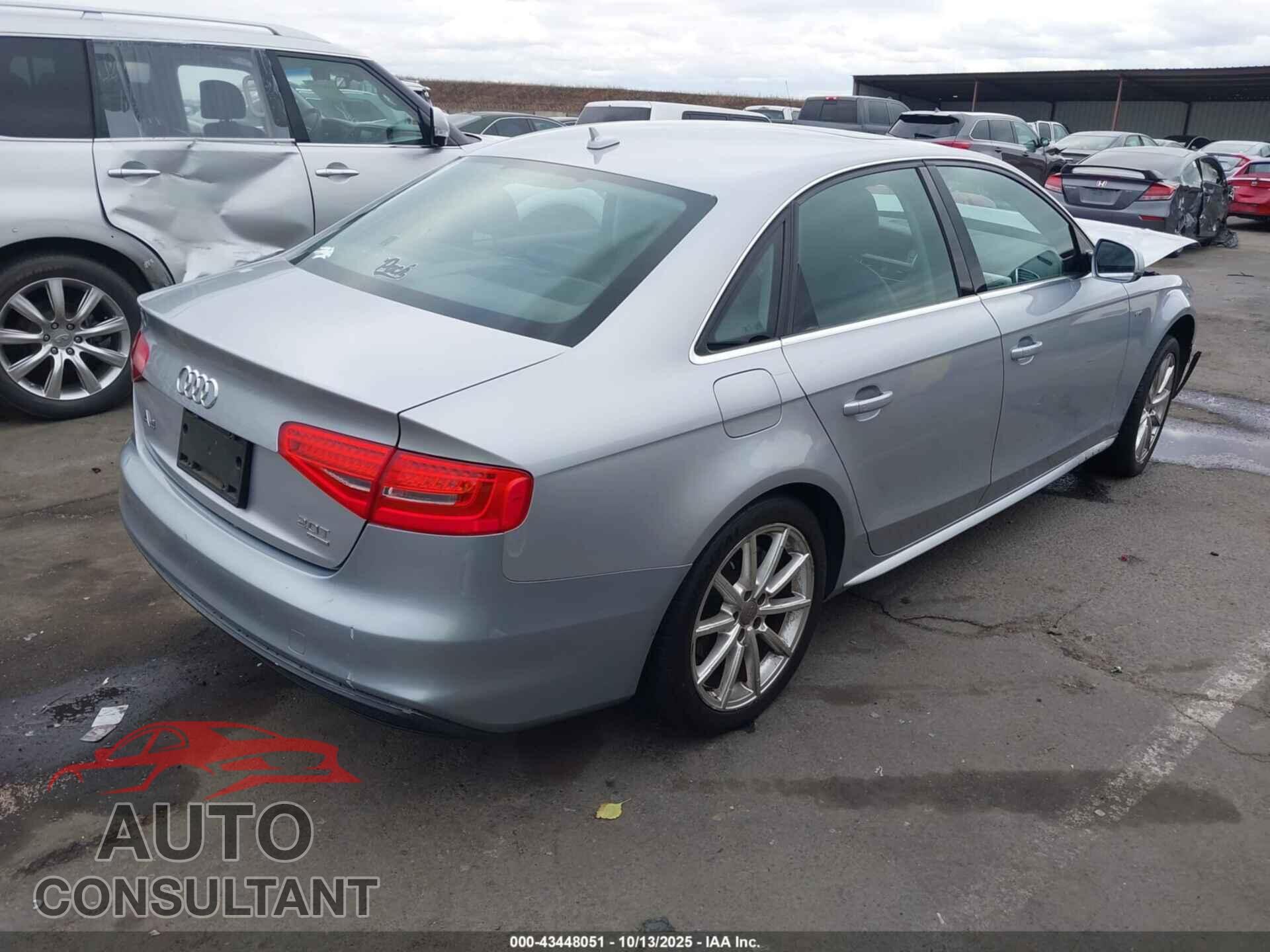 AUDI A4 2015 - WAUBFAFL8FN008600