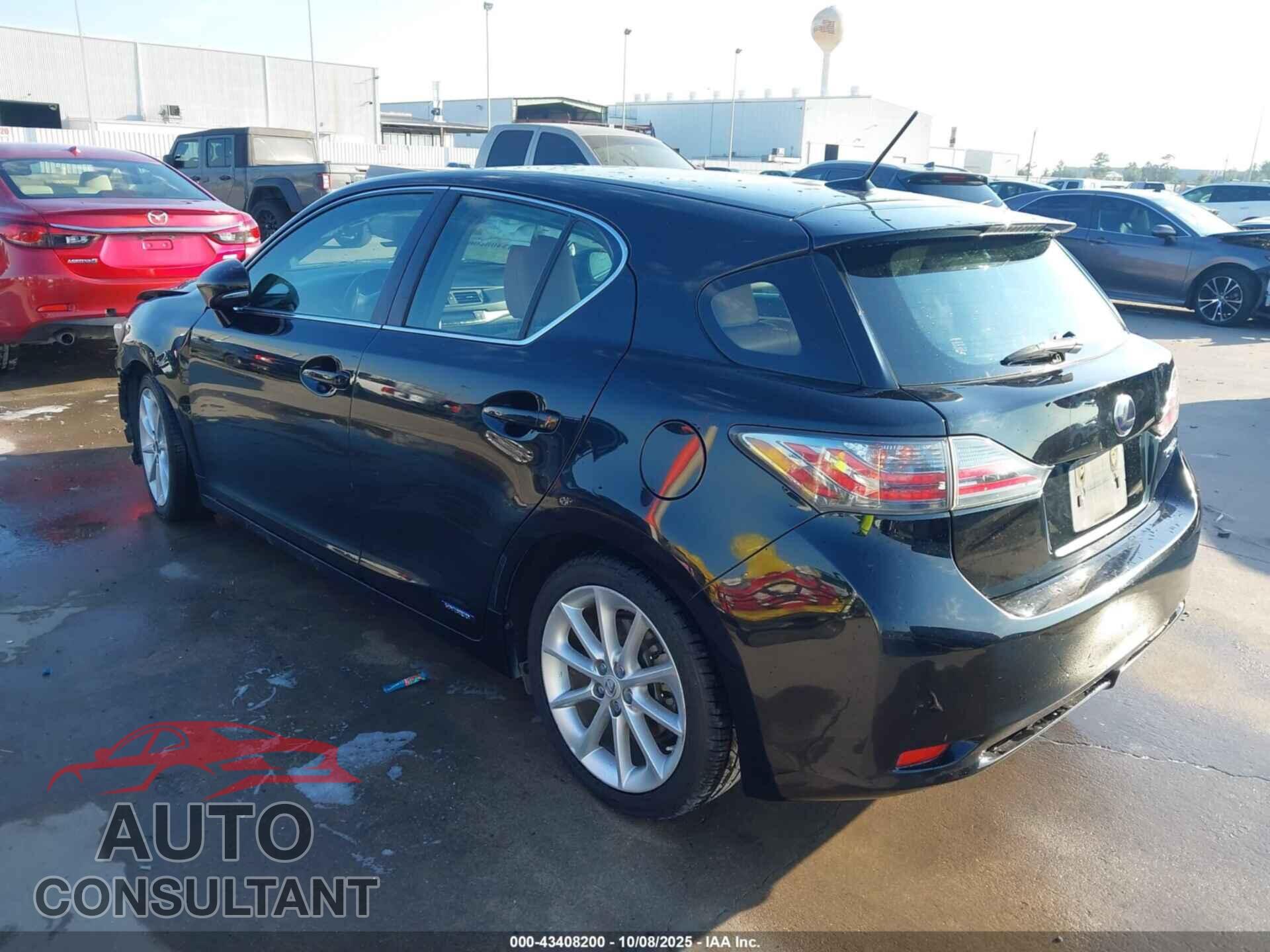 LEXUS CT 200H 2011 - JTHKD5BH1B2022785