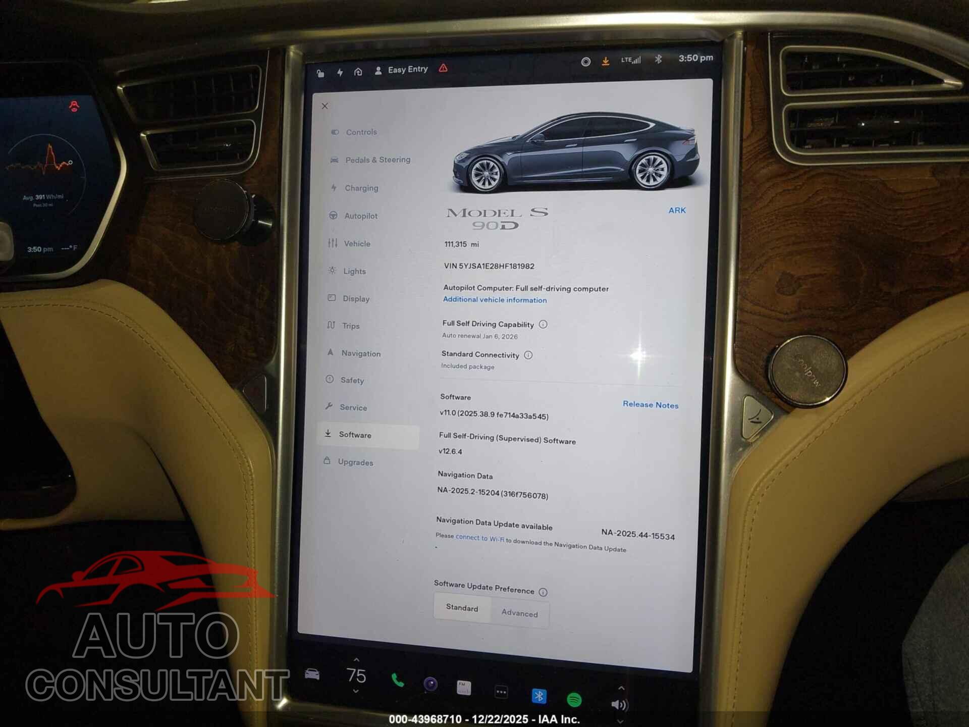 TESLA MODEL S 2017 - 5YJSA1E28HF181982
