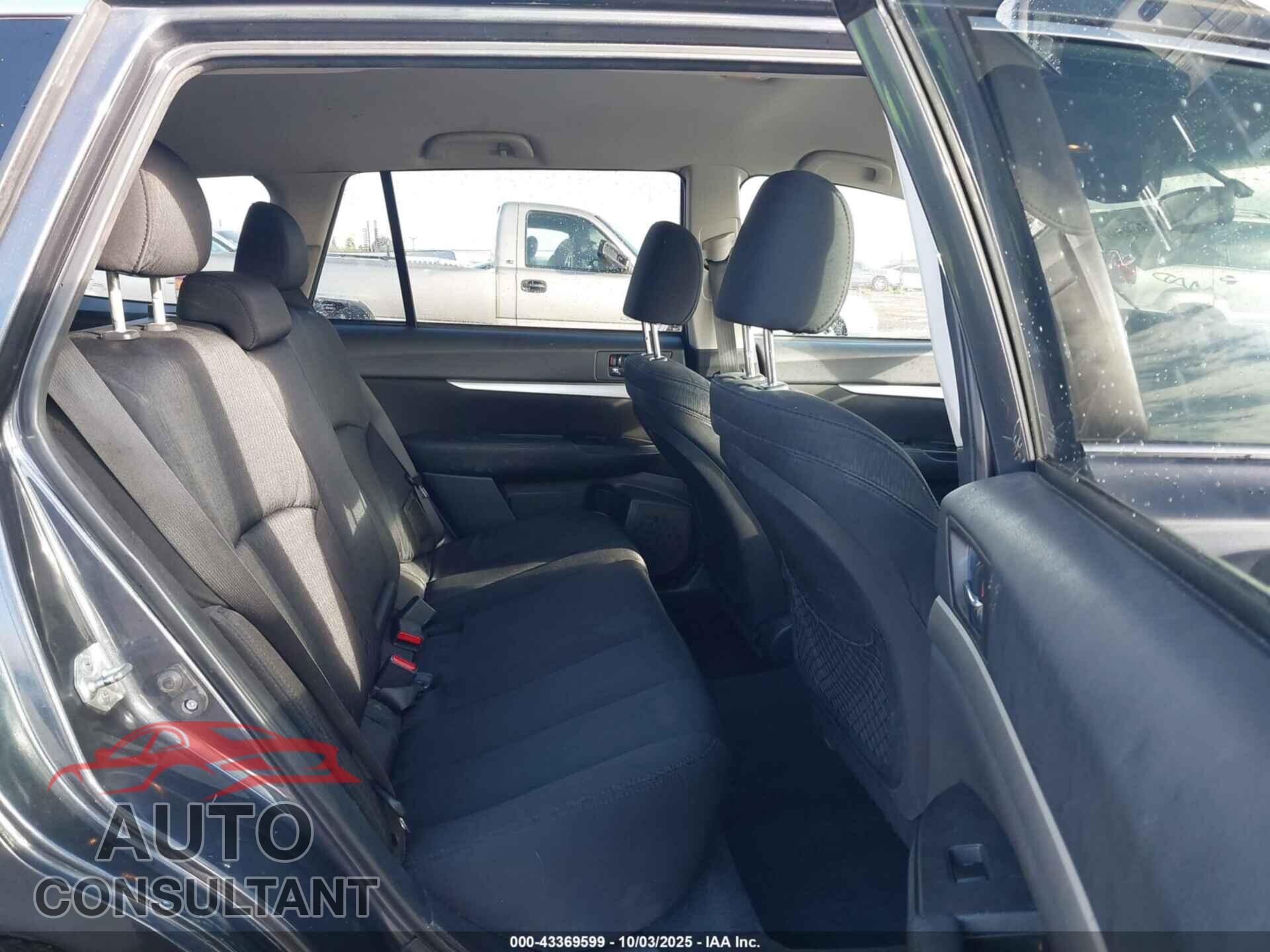 SUBARU OUTBACK 2011 - 4S4BRBCC1B3322577