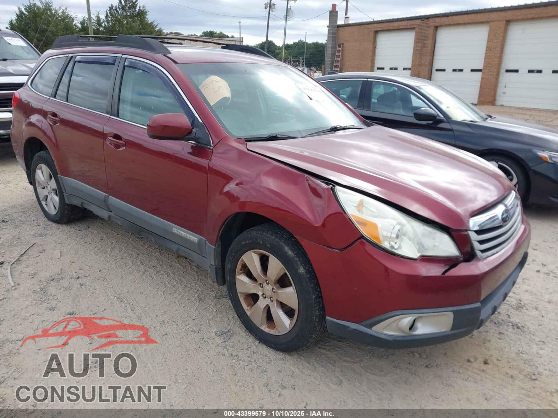 SUBARU OUTBACK 2011 - 4S4BRBGC3B3332859