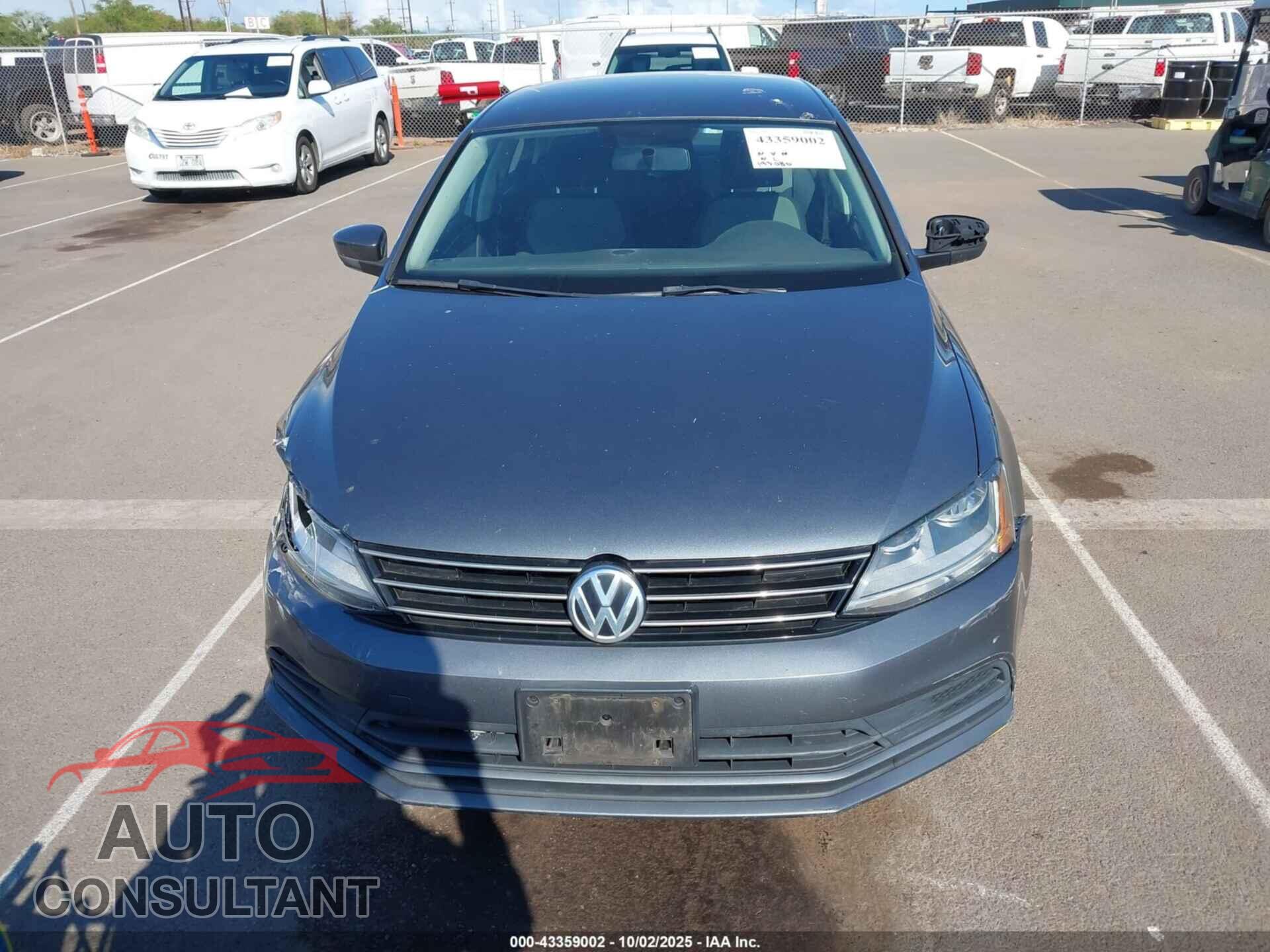 VOLKSWAGEN JETTA 2017 - 3VW2B7AJ4HM270129