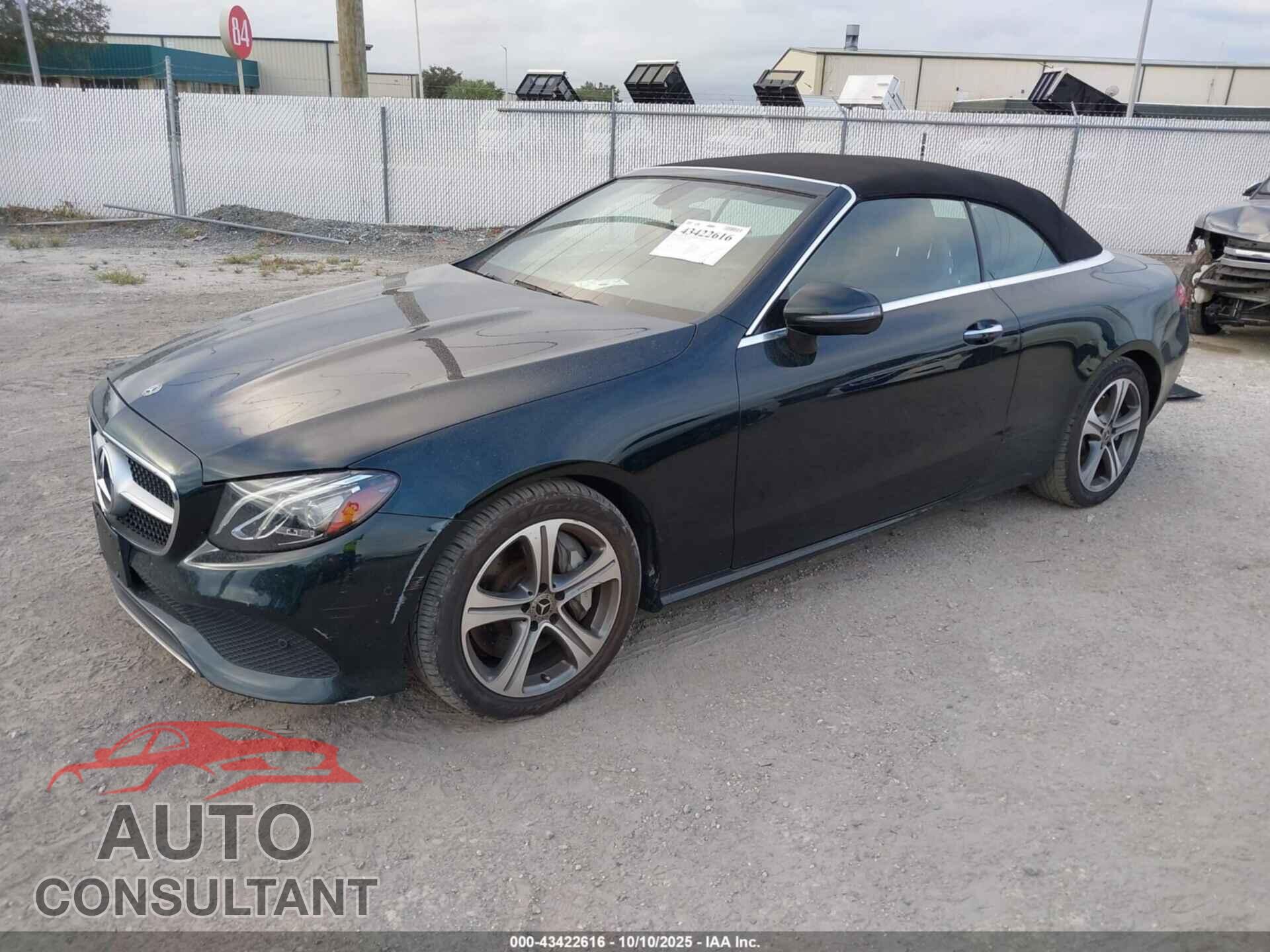 MERCEDES-BENZ E 400 2018 - WDD1K6FB6JF040629