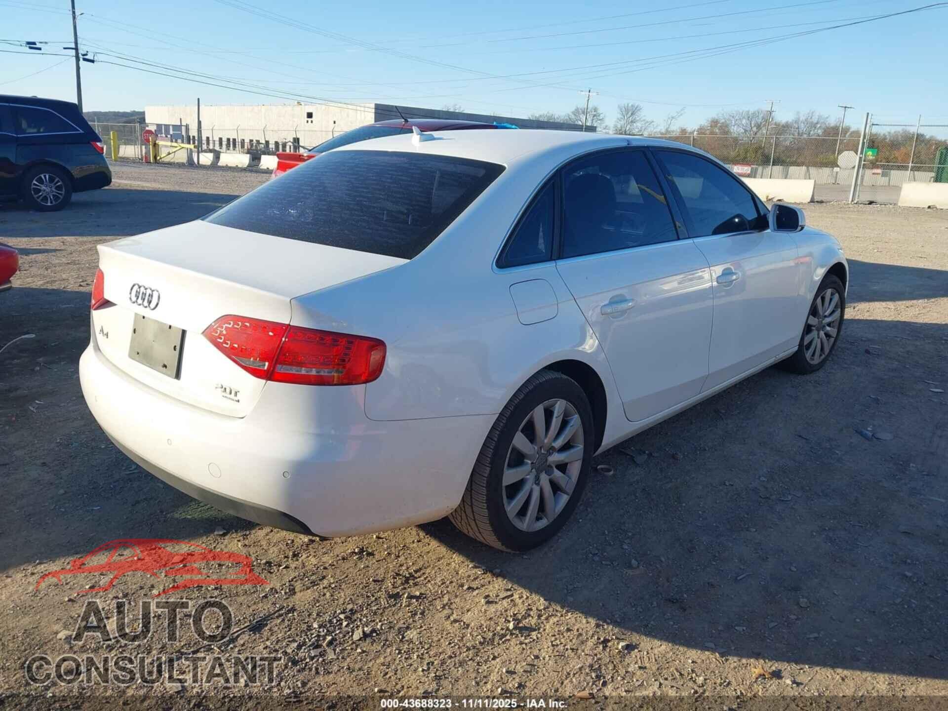 AUDI A4 2011 - WAUFFAFL9BN019357