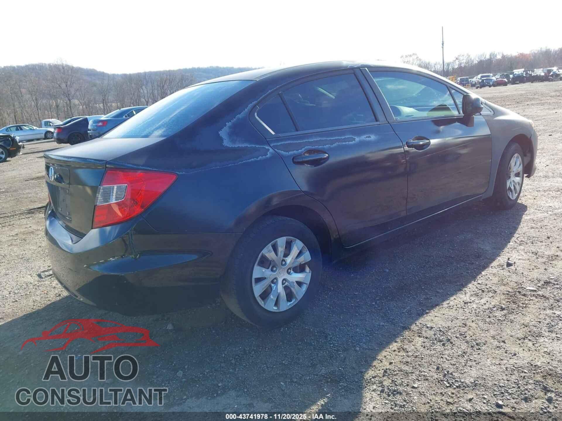 HONDA CIVIC 2012 - 2HGFB2F56CH603717