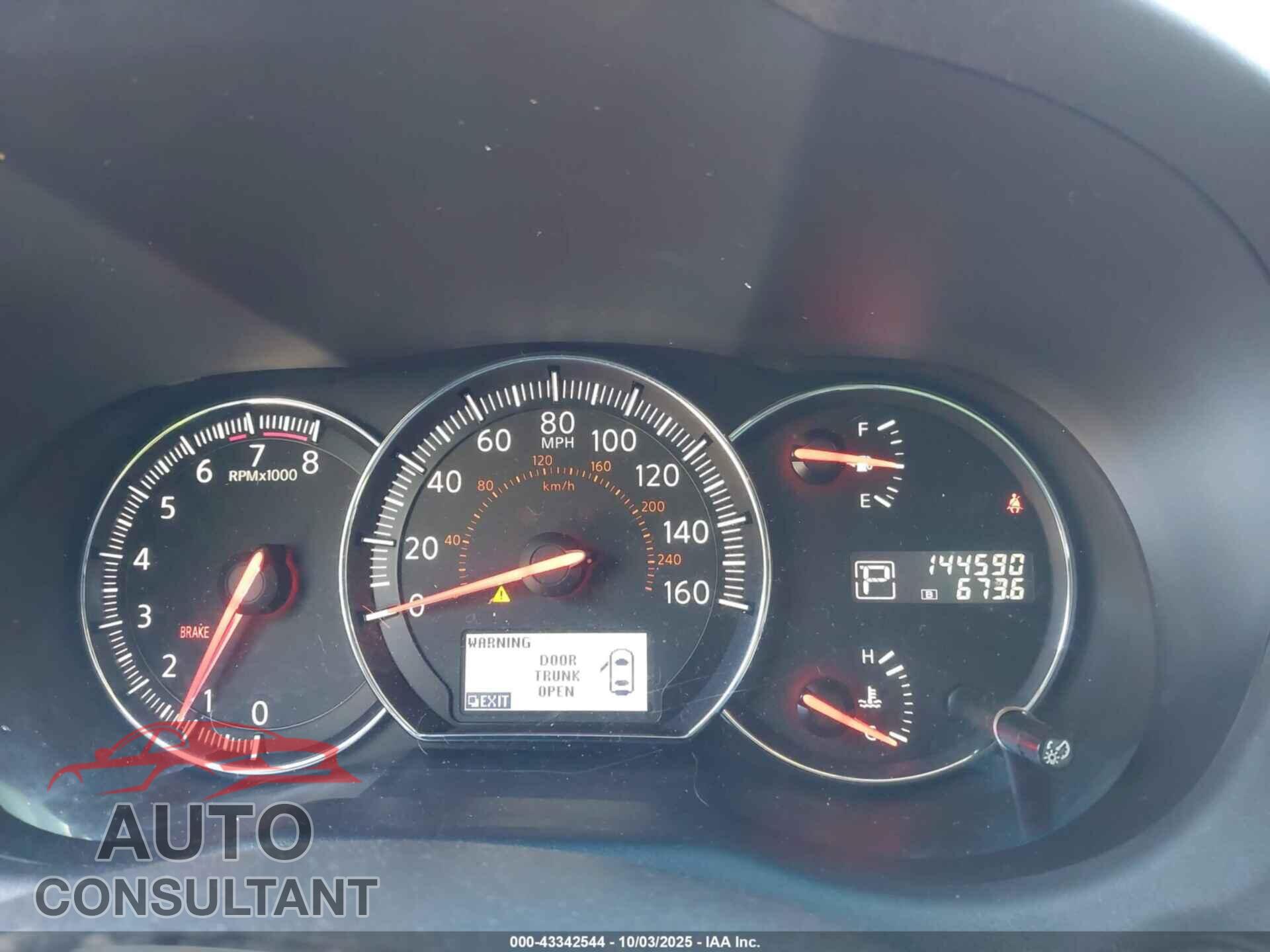 NISSAN MAXIMA 2013 - 1N4AA5AP9DC804379