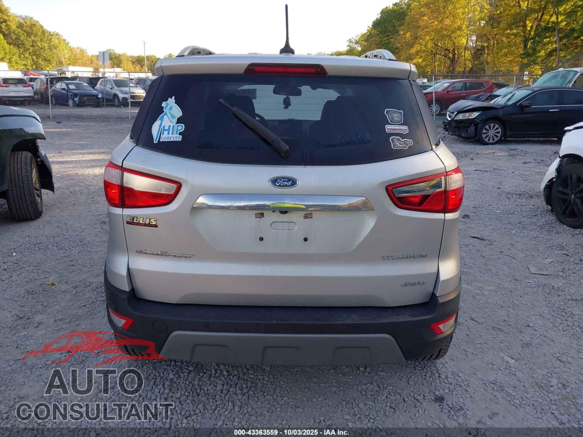 FORD ECOSPORT 2020 - MAJ6S3KLXLC326054