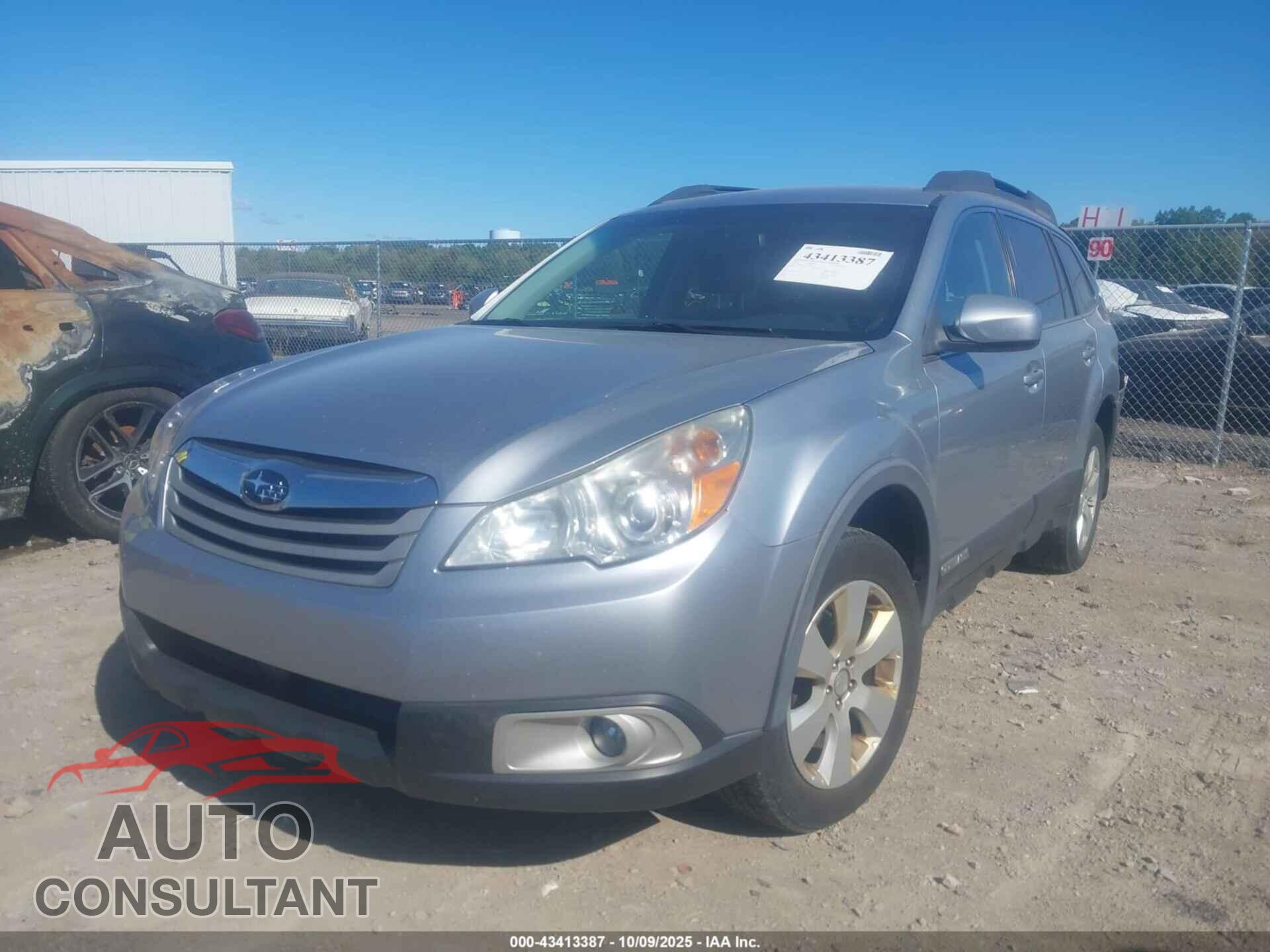 SUBARU OUTBACK 2012 - 4S4BRBCC7C3249345