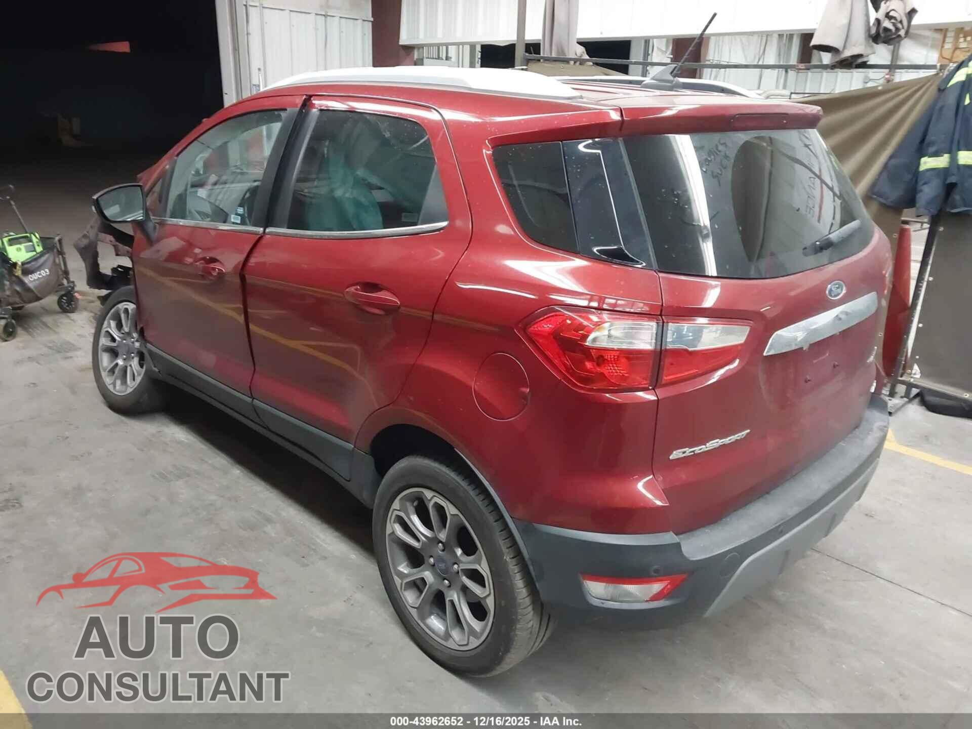 FORD ECOSPORT 2021 - MAJ6S3KL8MC406633