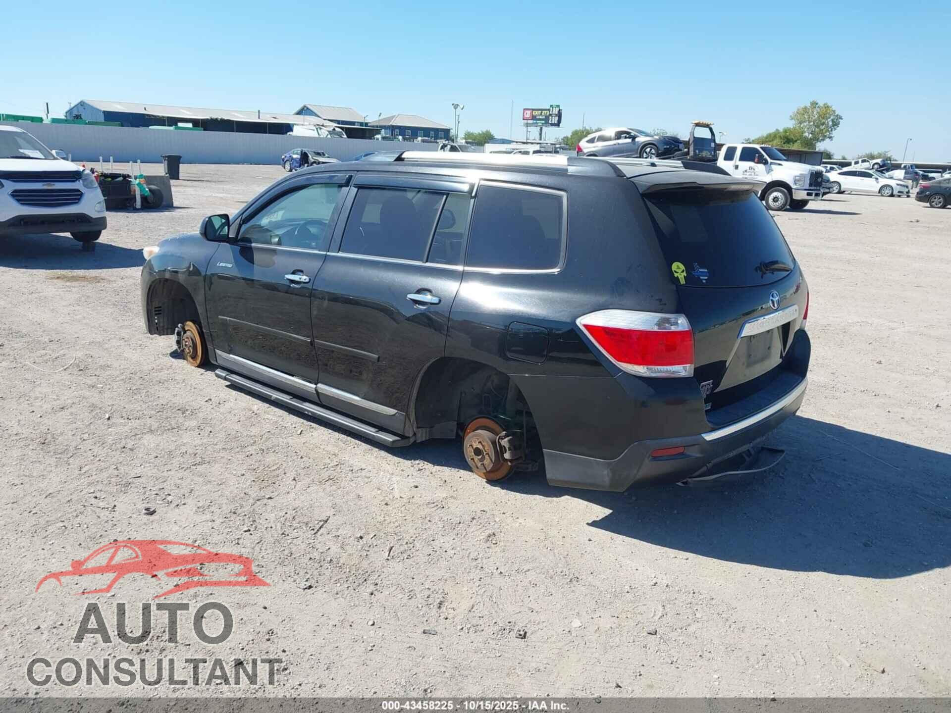 TOYOTA HIGHLANDER 2011 - 5TDYK3EH4BS035959