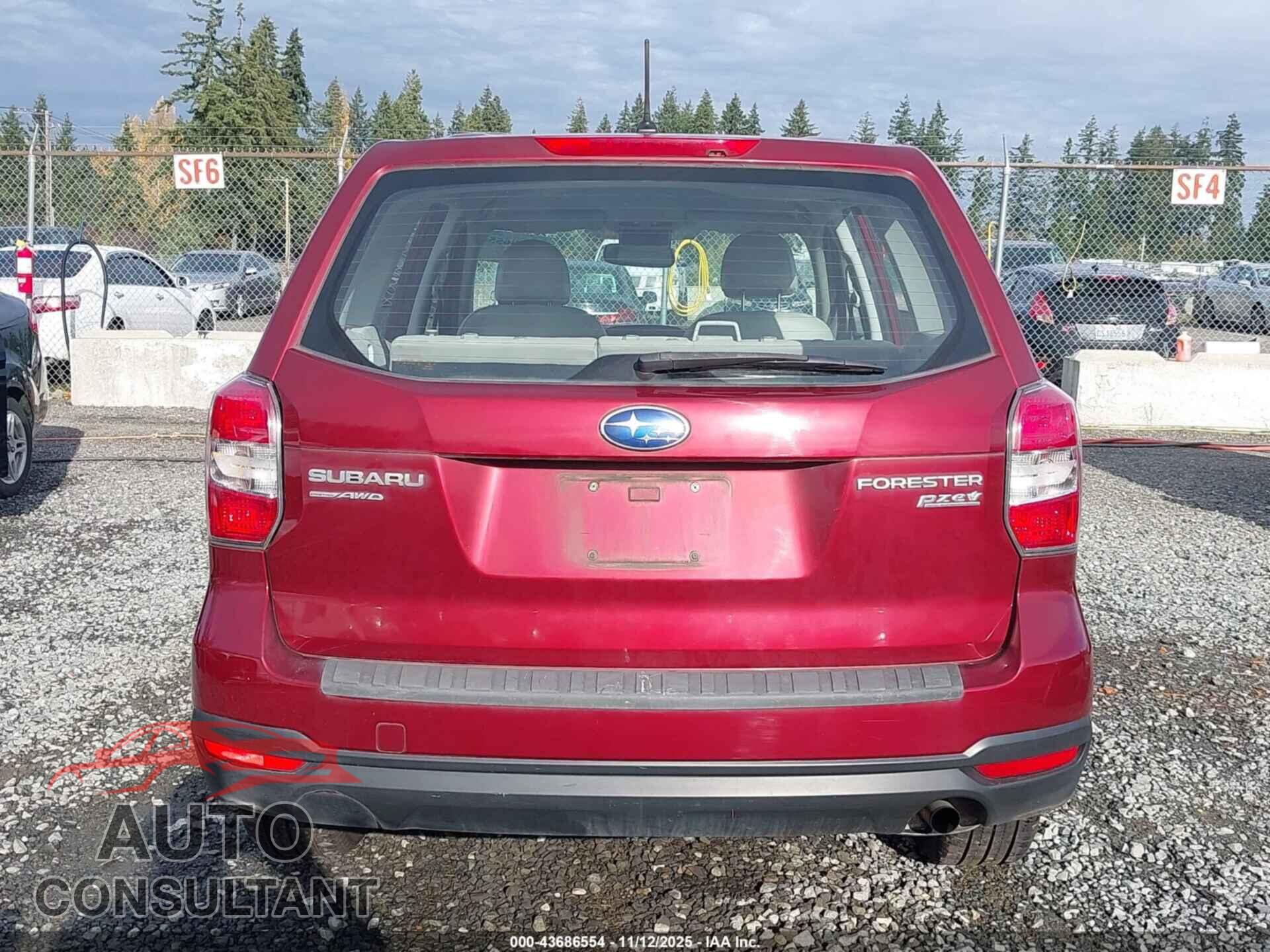 SUBARU FORESTER 2014 - JF2SJAAC0EH526594