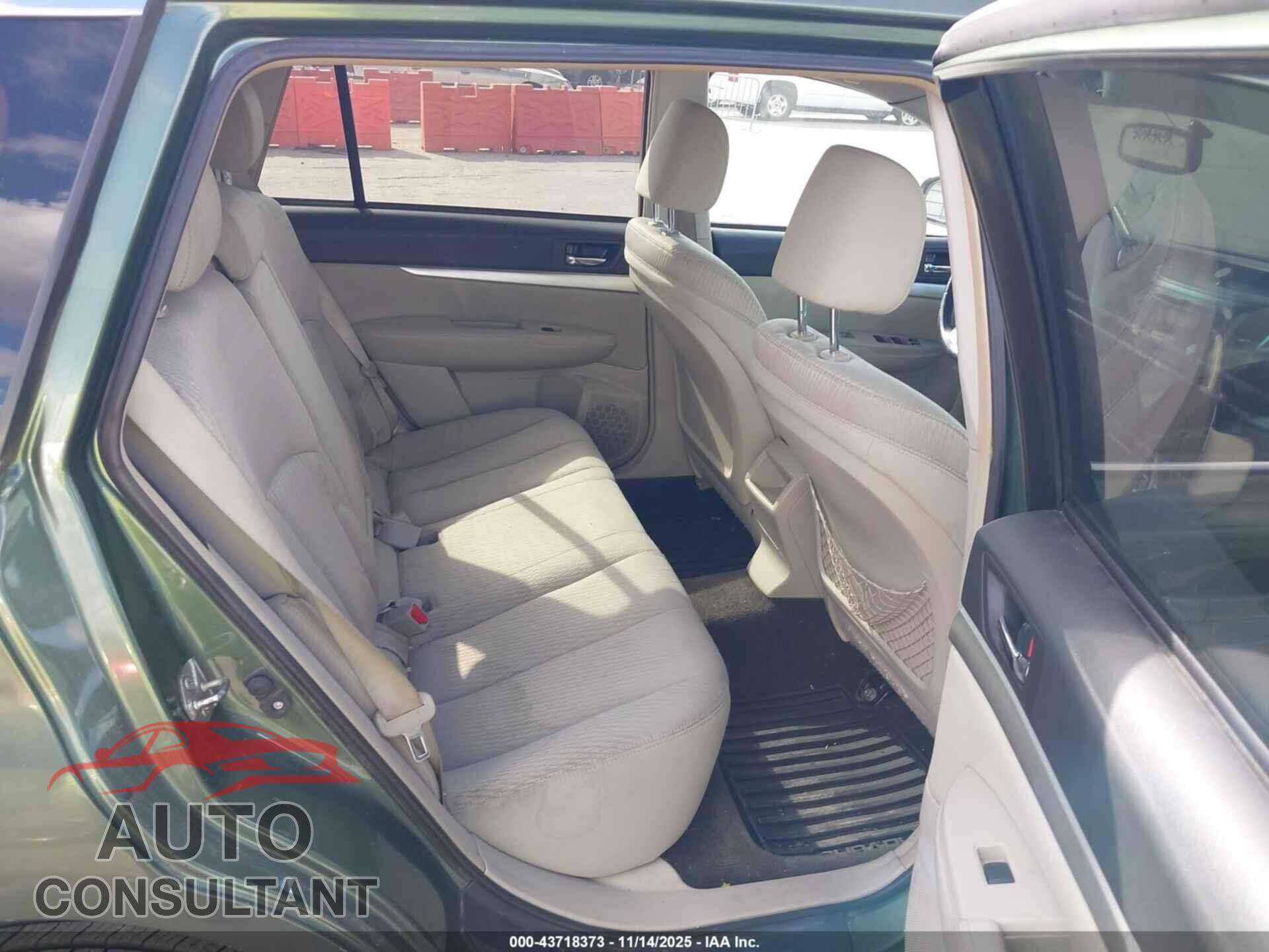 SUBARU OUTBACK 2012 - 4S4BRCCC0C3245577