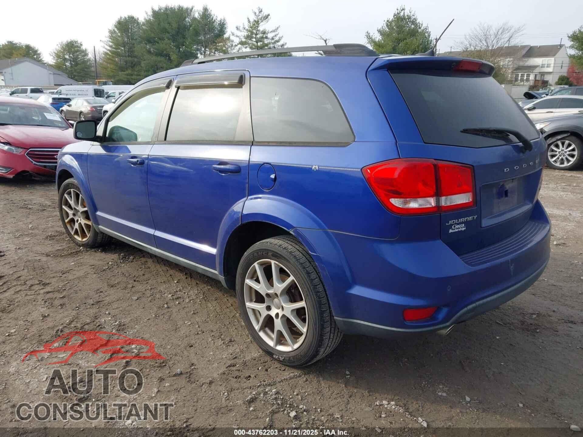 DODGE JOURNEY 2012 - 3C4PDCBG6CT221799