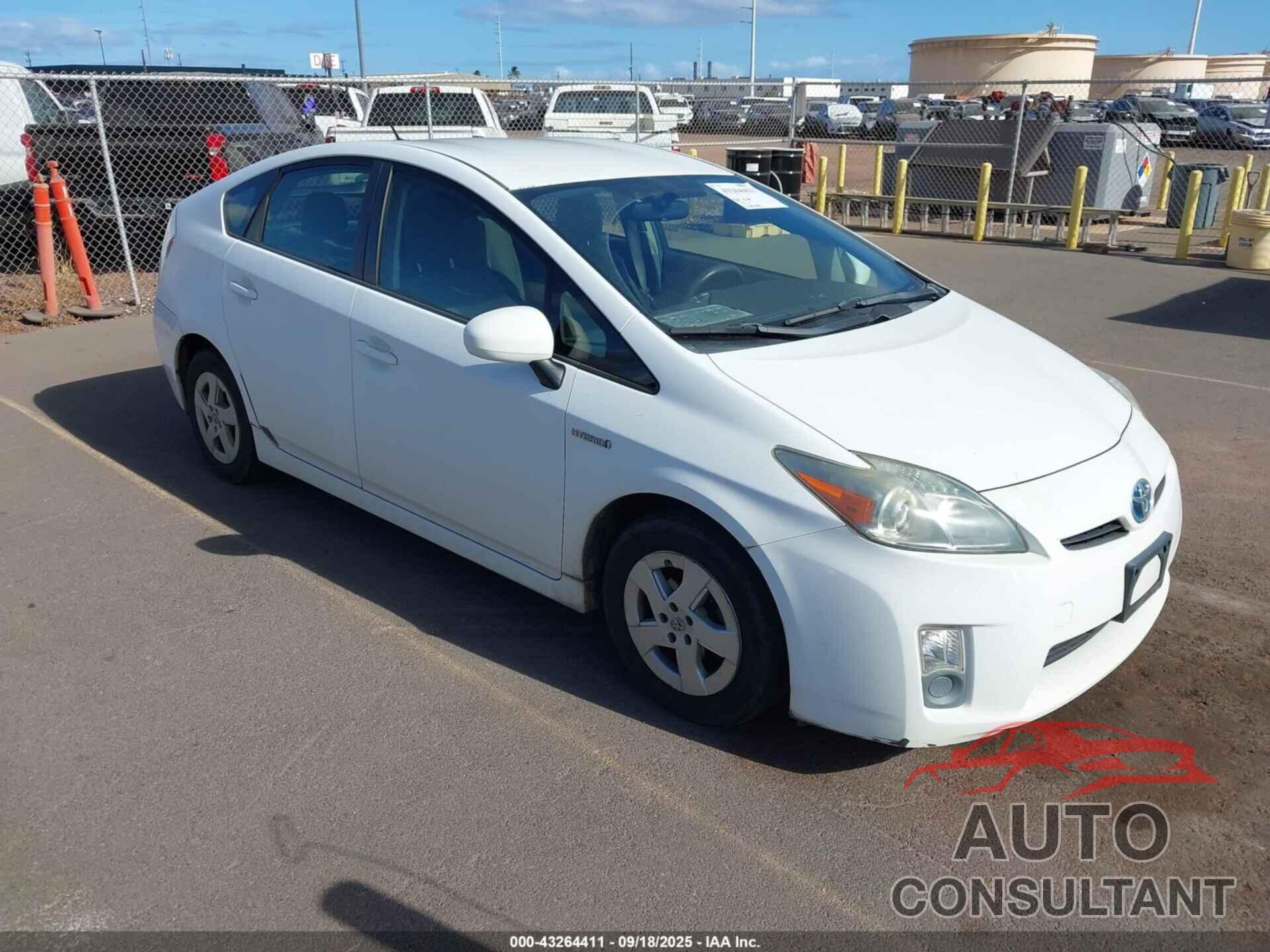 TOYOTA PRIUS 2011 - JTDKN3DU4B5333168