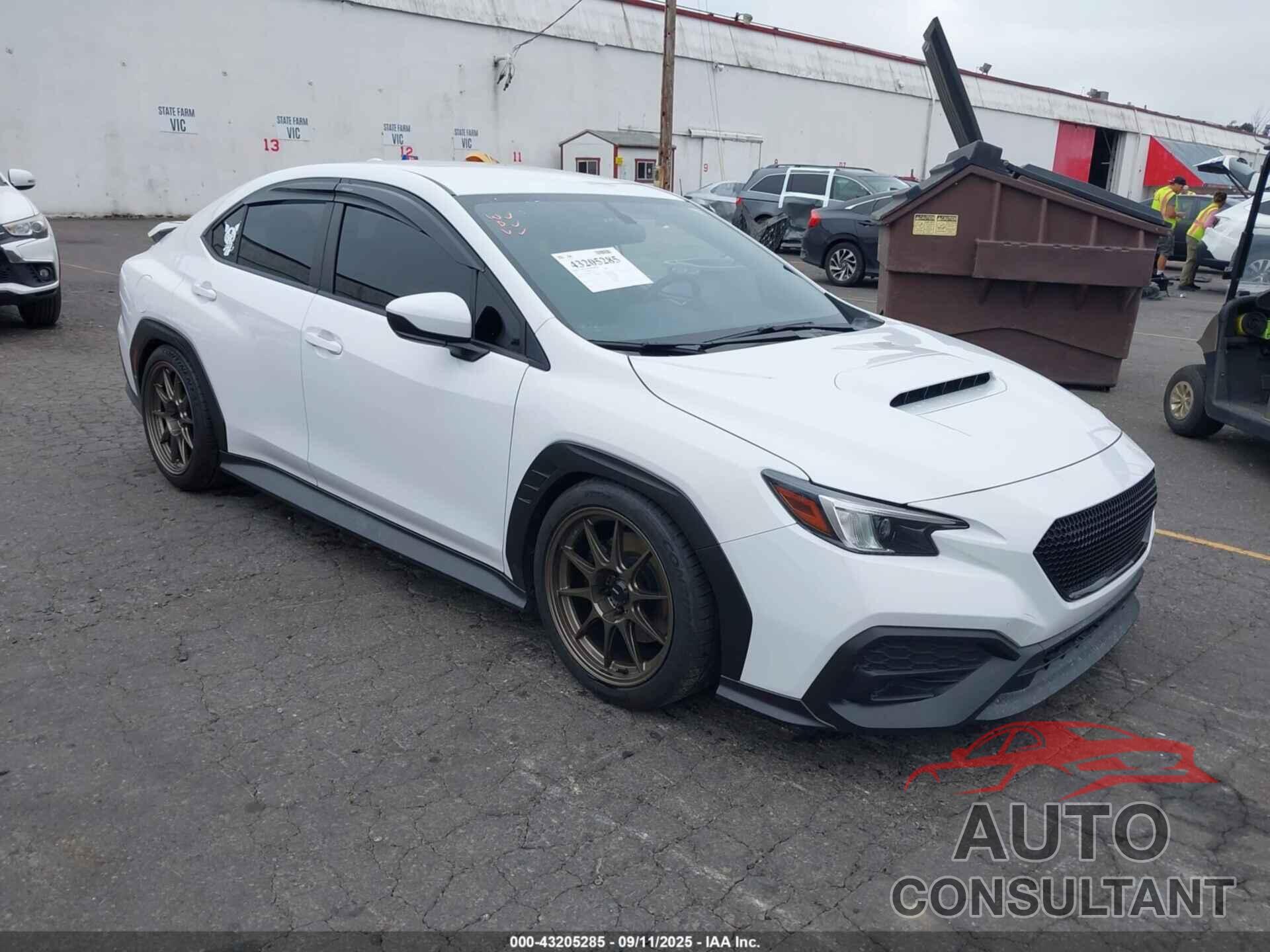 SUBARU WRX 2022 - JF1VBAA62N9014130