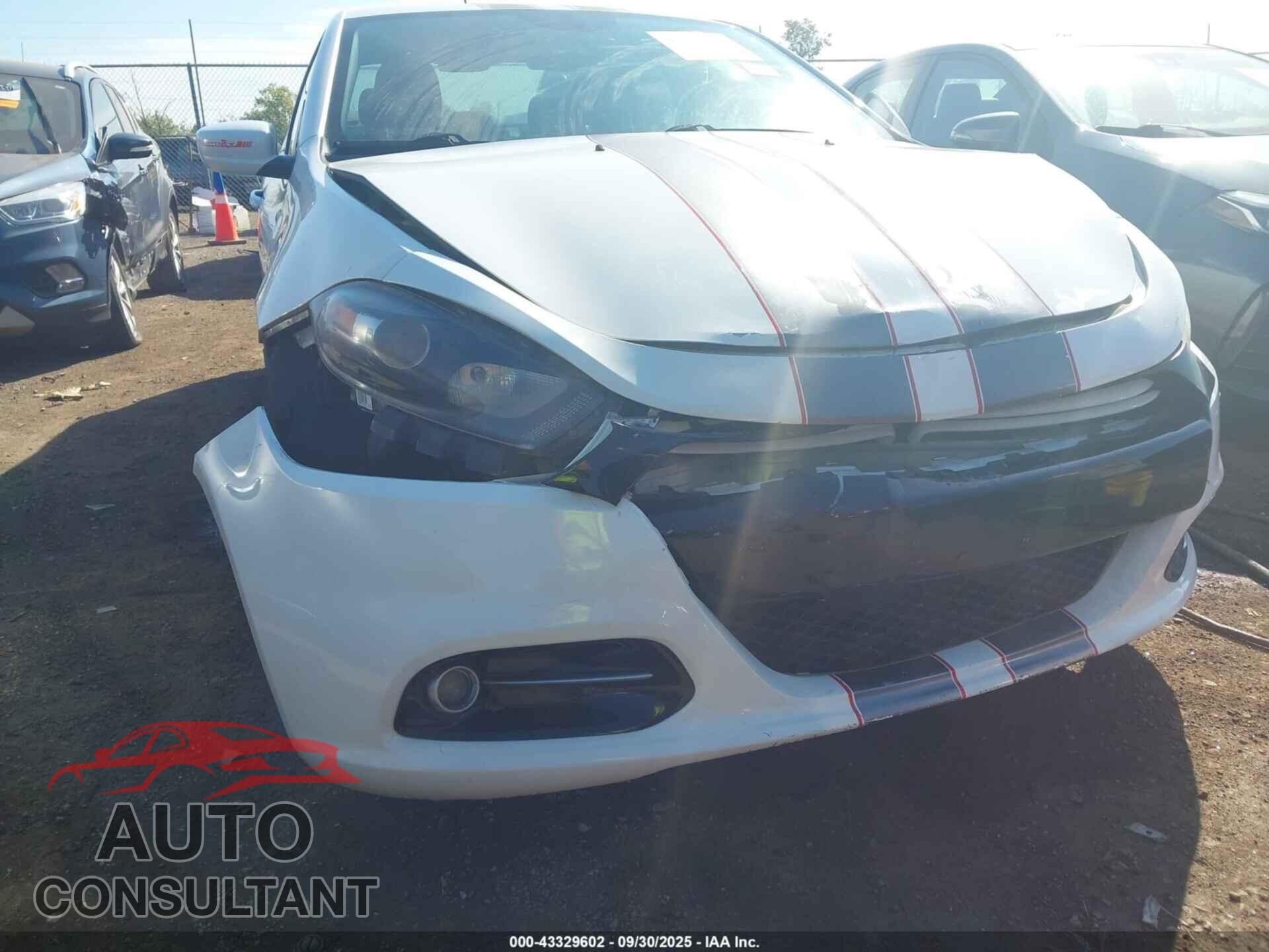 DODGE DART 2013 - 1C3CDFBA7DD199111