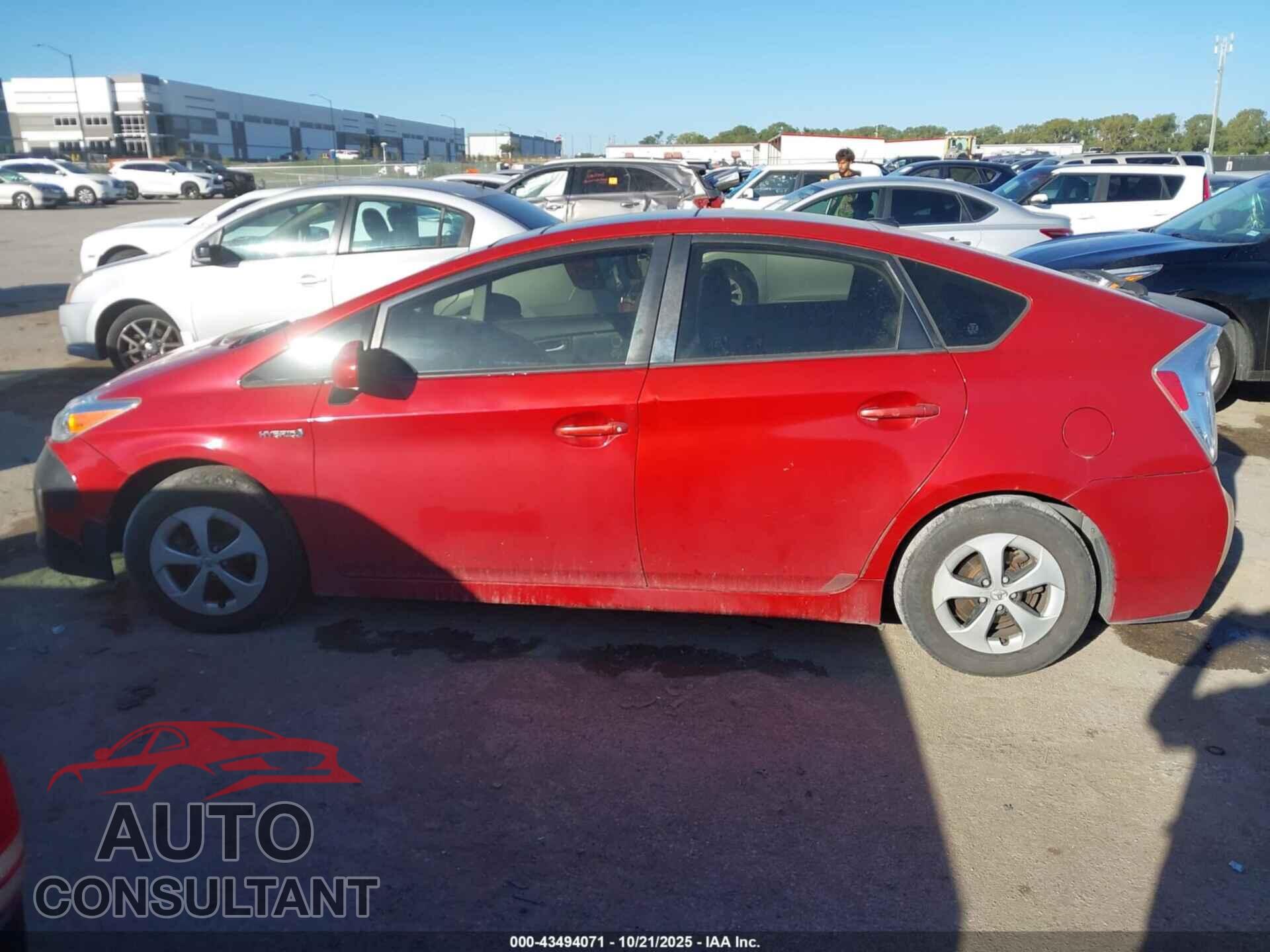 TOYOTA PRIUS 2012 - JTDKN3DU2C1500944
