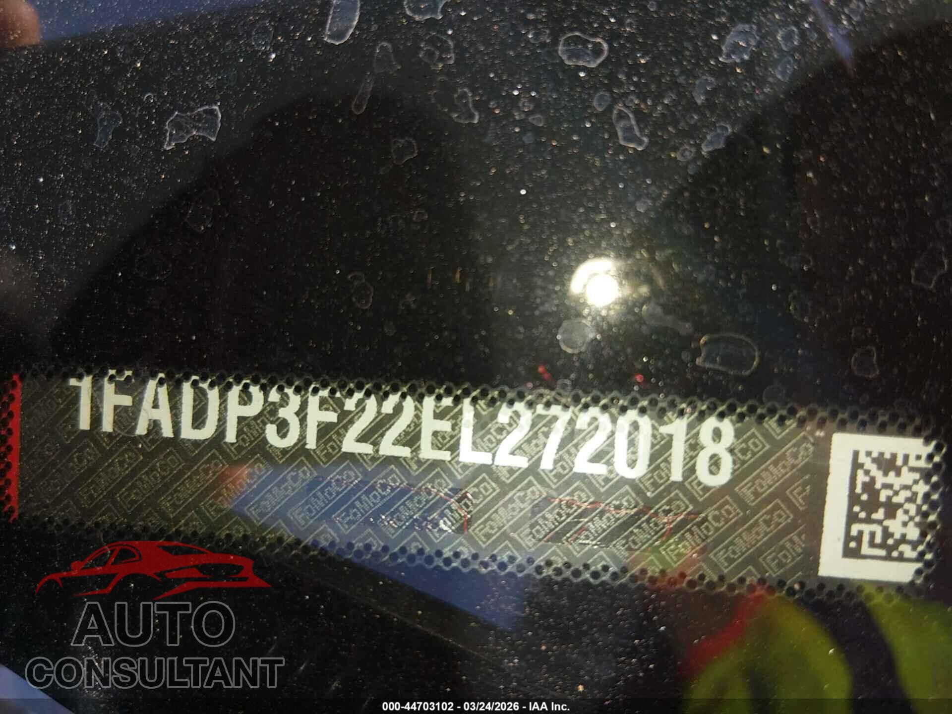 FORD FOCUS 2014 - 1FADP3F22EL272018