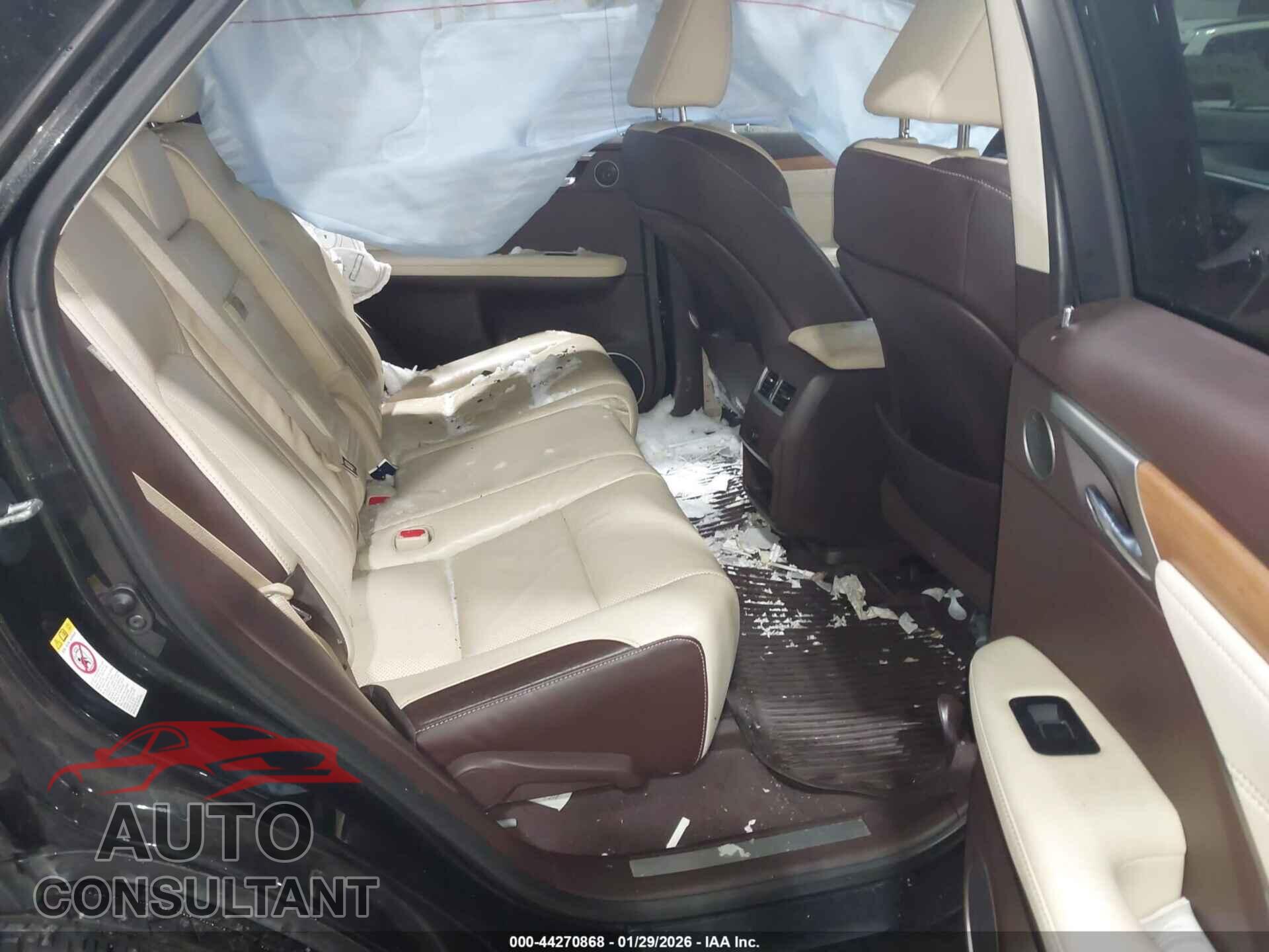 LEXUS RX 350 2017 - 2T2BZMCA9HC063153