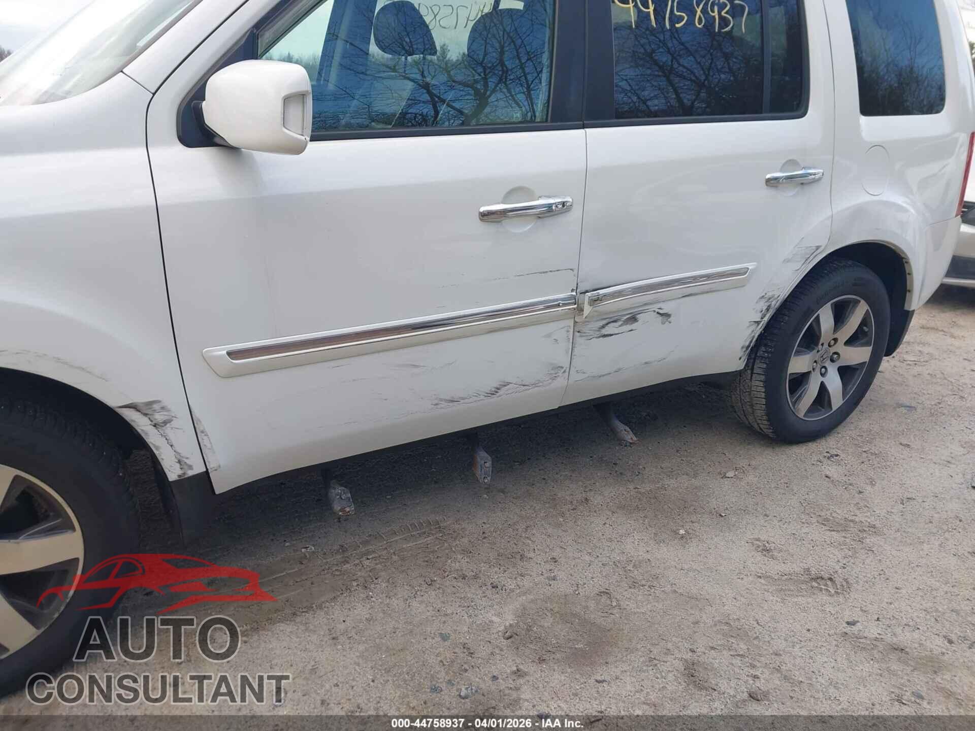 HONDA PILOT 2012 - 5FNYF4H91CB065599