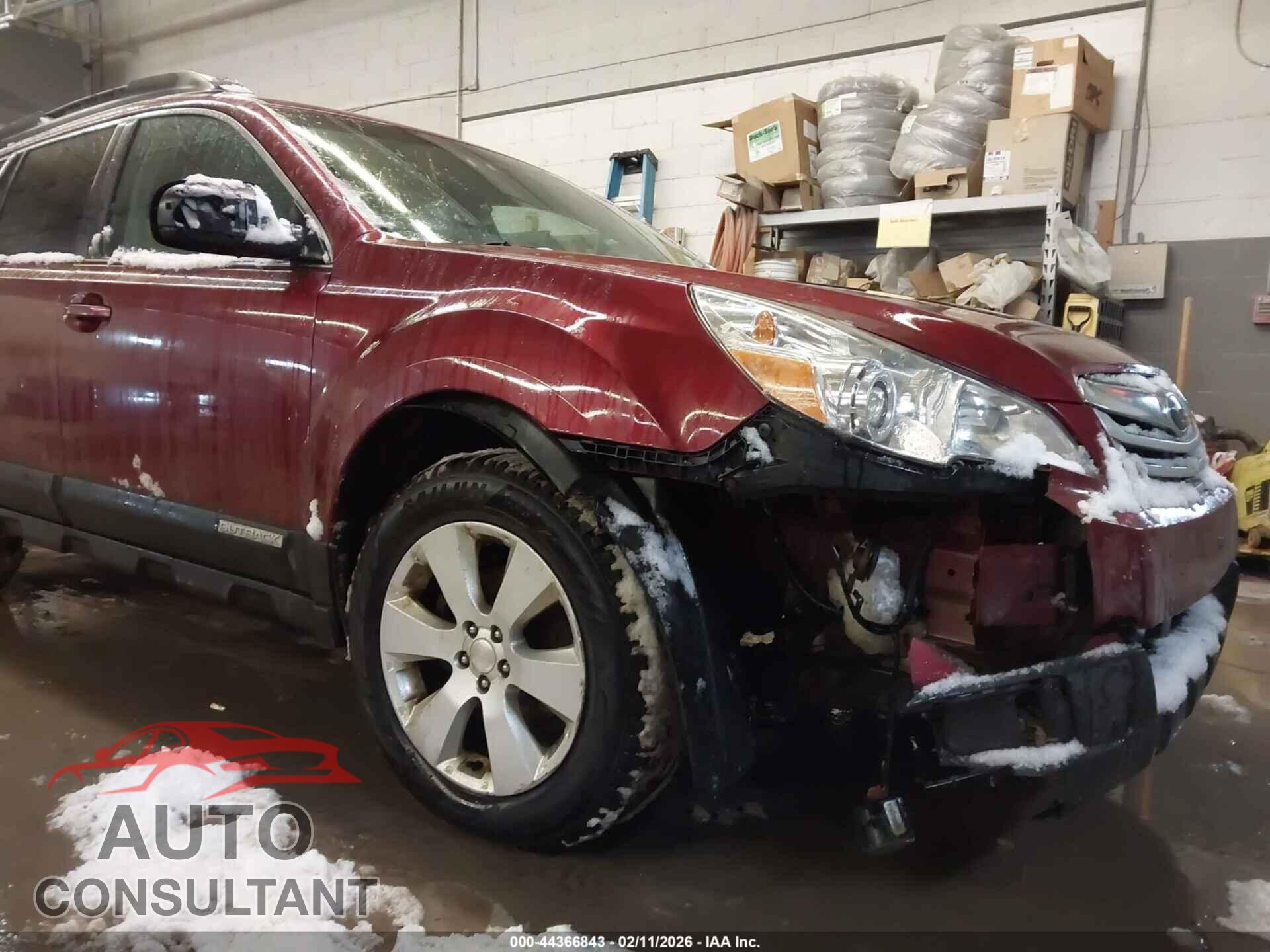 SUBARU OUTBACK 2011 - 4S4BRBCC4B3371921