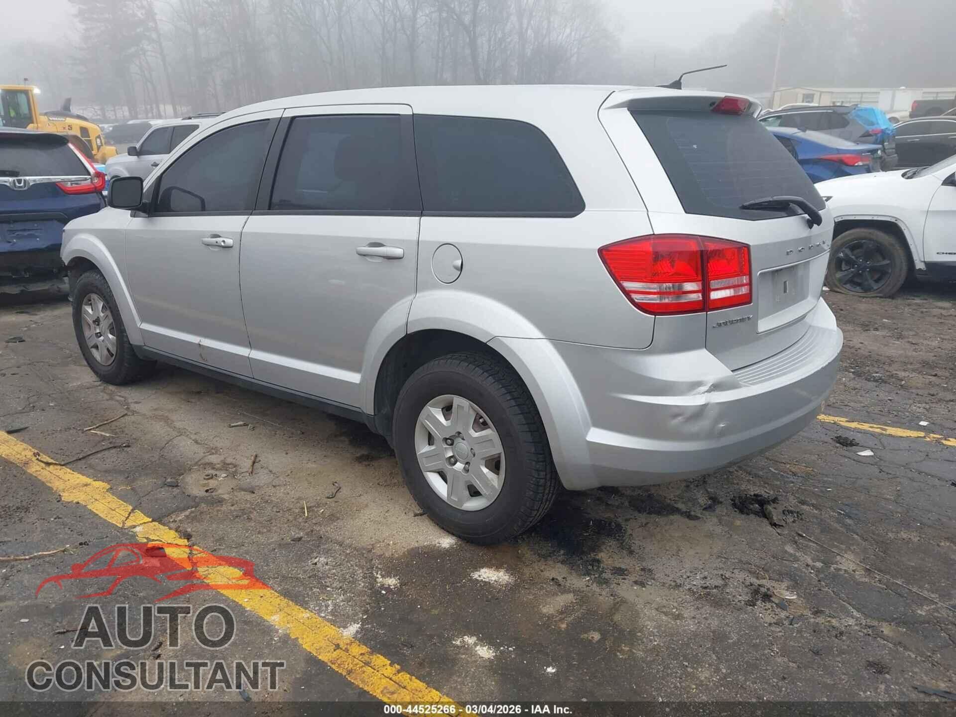 DODGE JOURNEY 2012 - 3C4PDCAB5CT204210