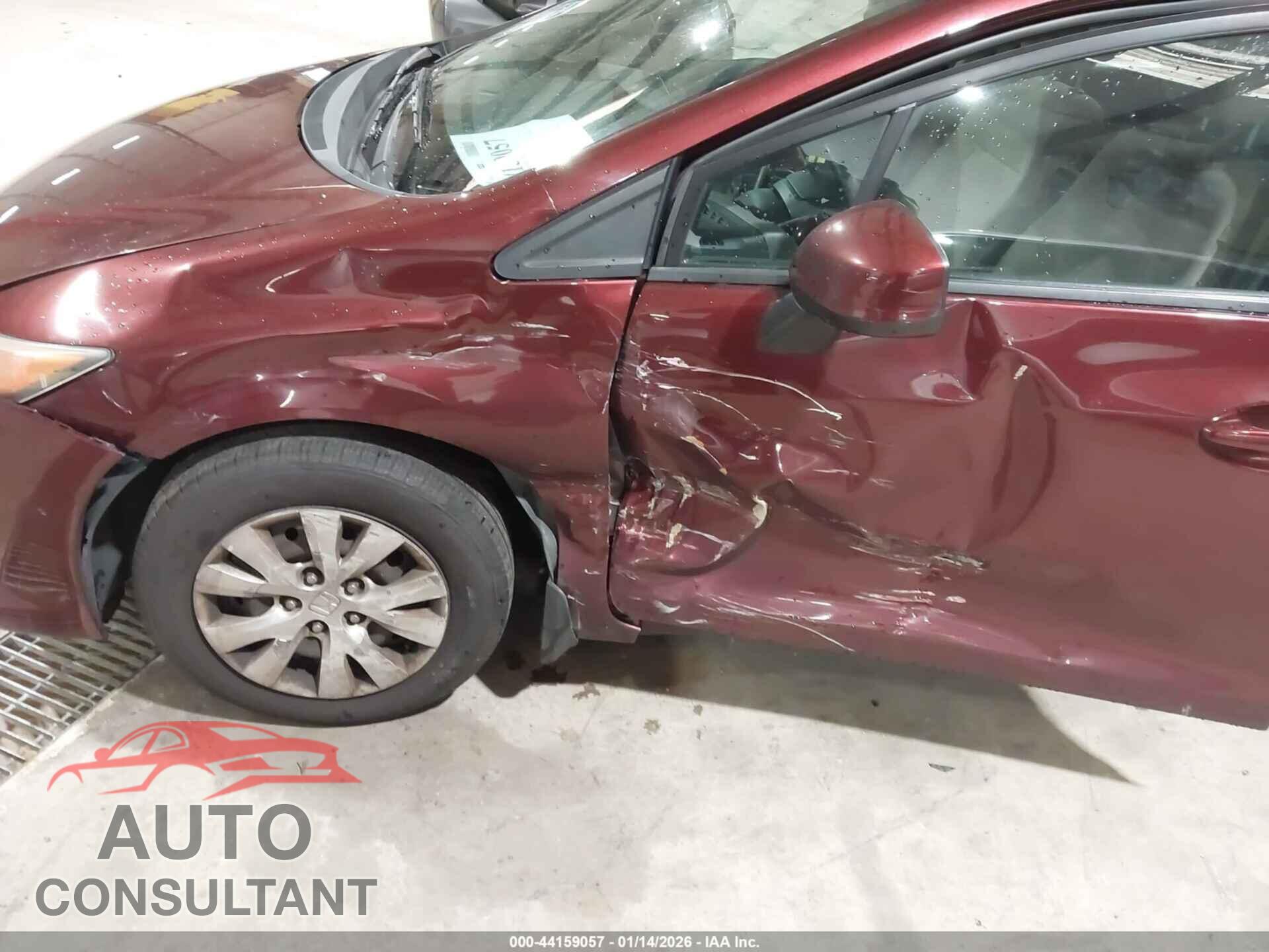 HONDA CIVIC 2012 - 19XFB2F54CE078604