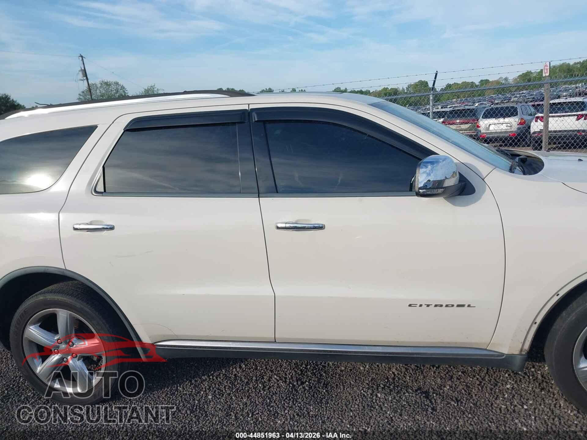 DODGE DURANGO 2012 - 1C4RDHEG3CC126727