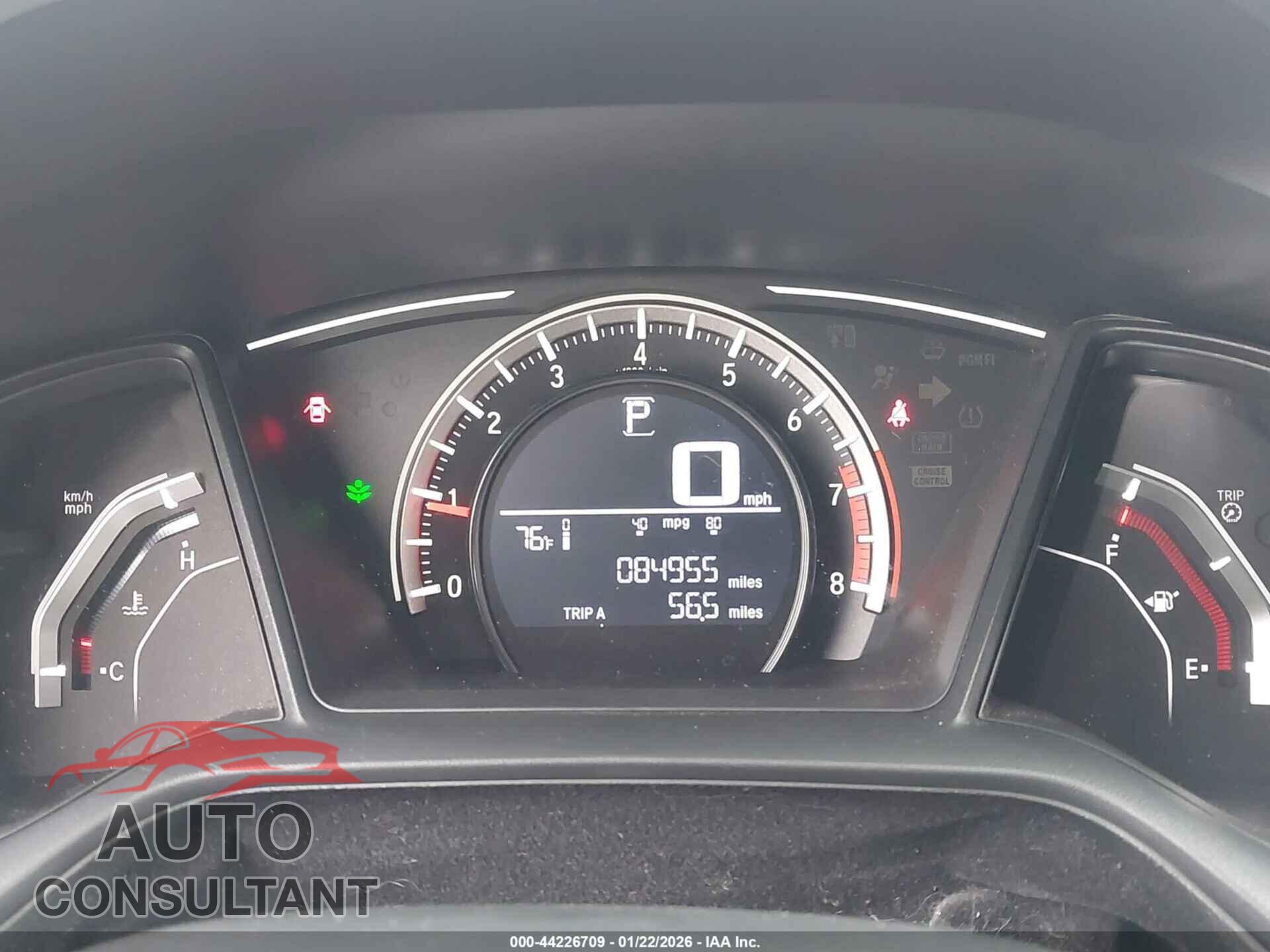 HONDA CIVIC 2017 - 2HGFC2F59HH520531