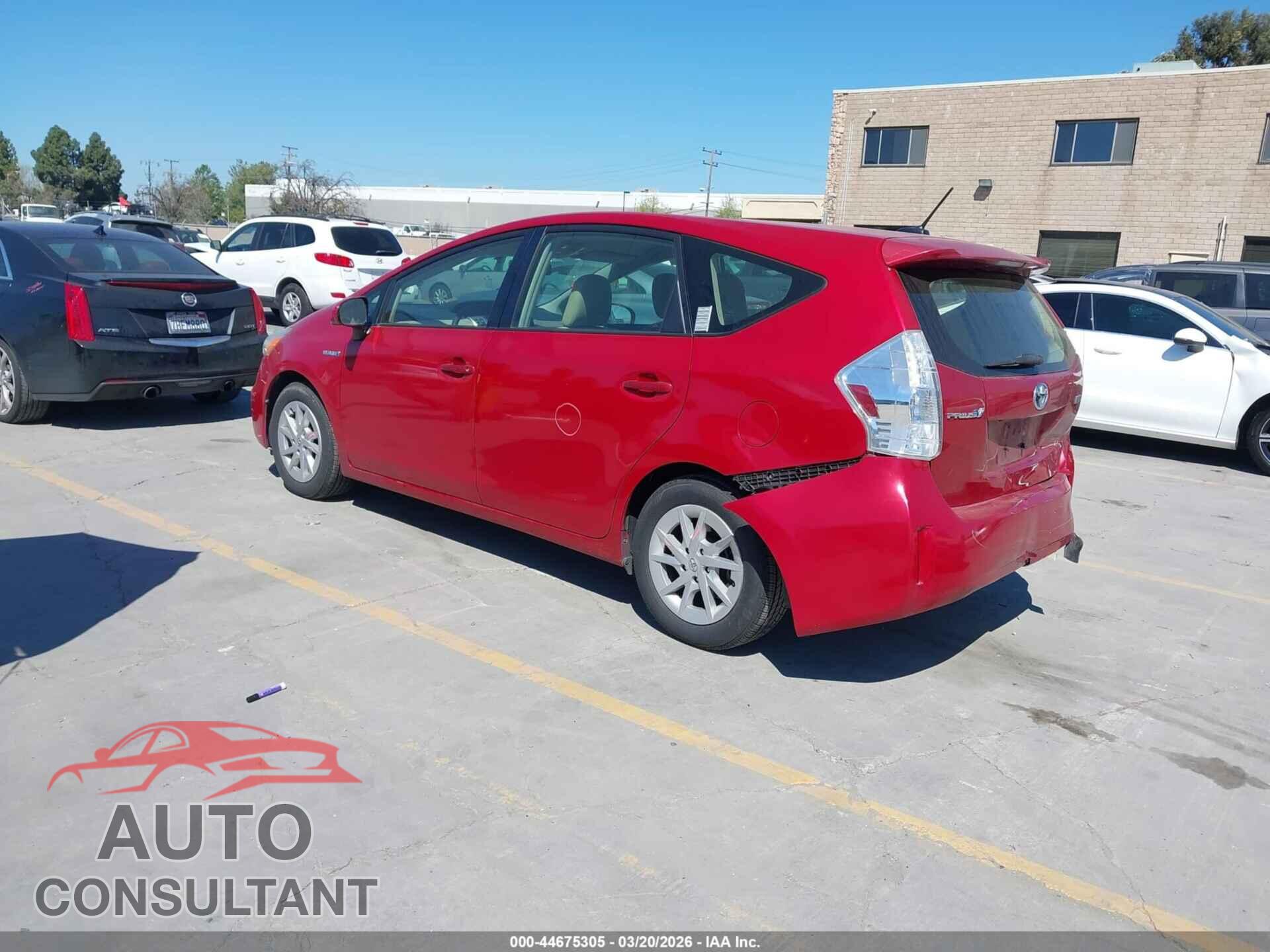 TOYOTA PRIUS V 2014 - JTDZN3EU4E3335449