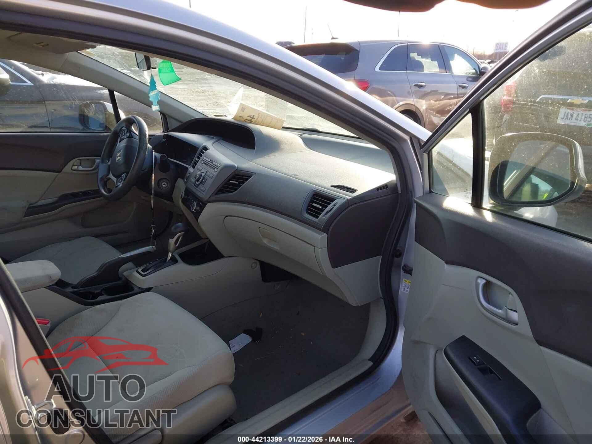 HONDA CIVIC 2012 - 19XFB2F5XCE024935