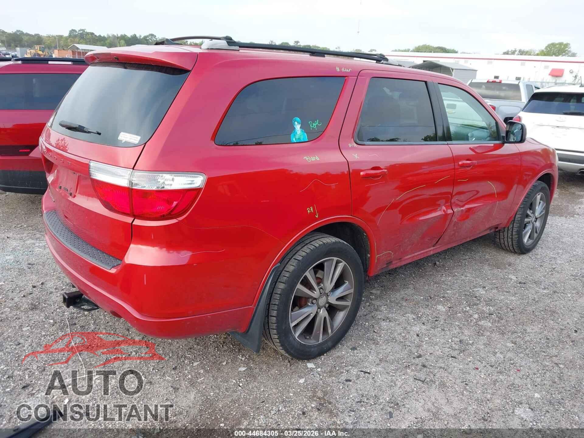 DODGE DURANGO 2013 - 1C4RDHAG3DC575879